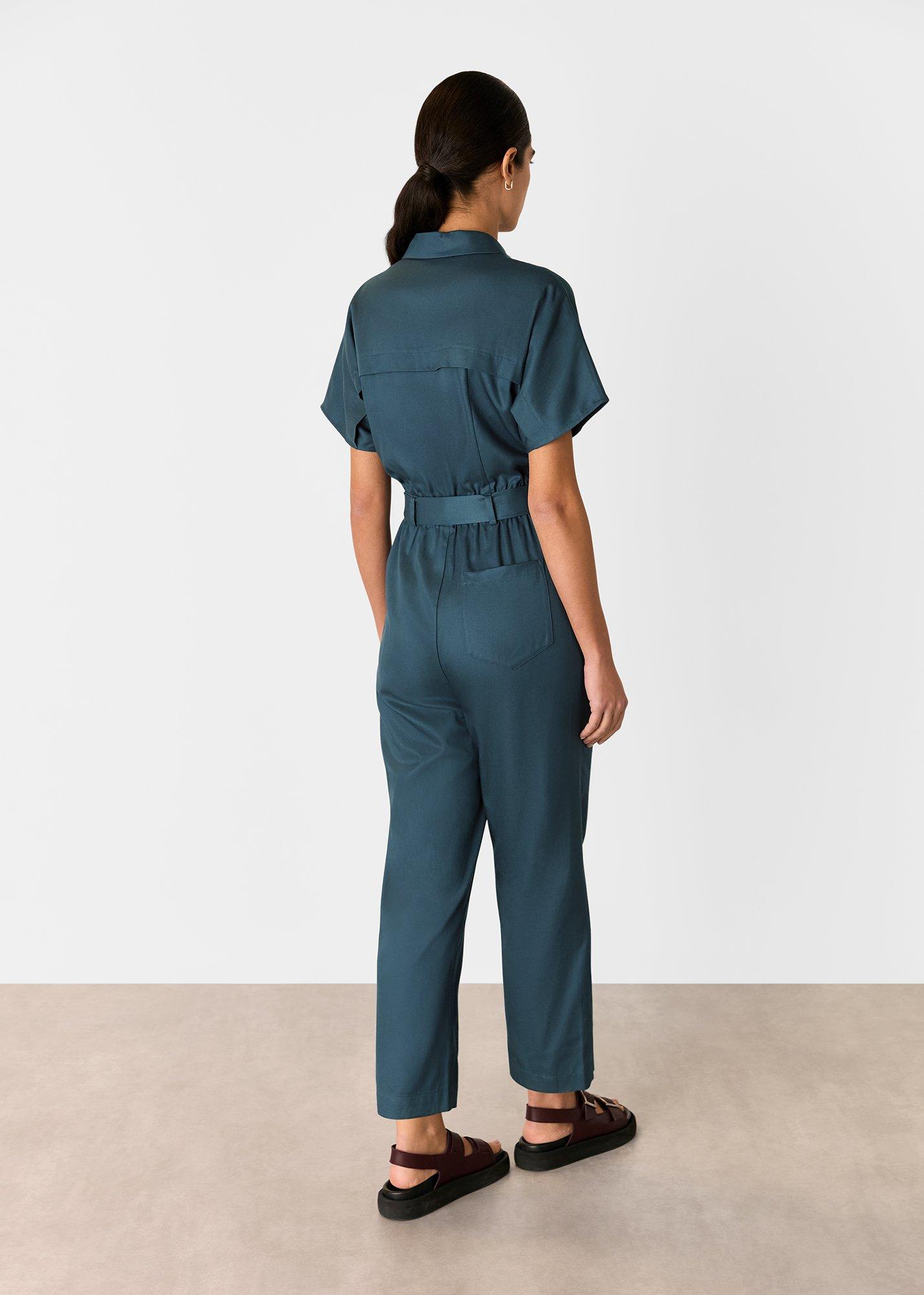 Relaxed Shoulder Seam Jumpsuit