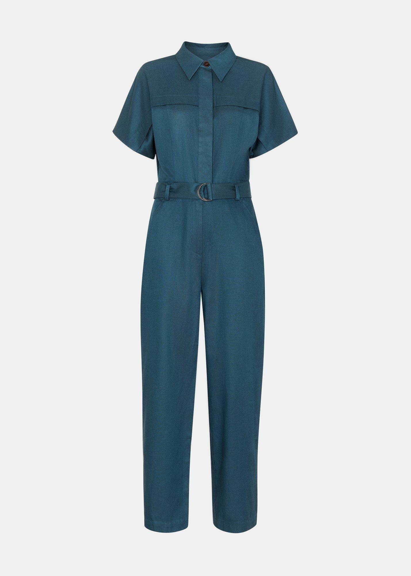 Relaxed Shoulder Seam Jumpsuit