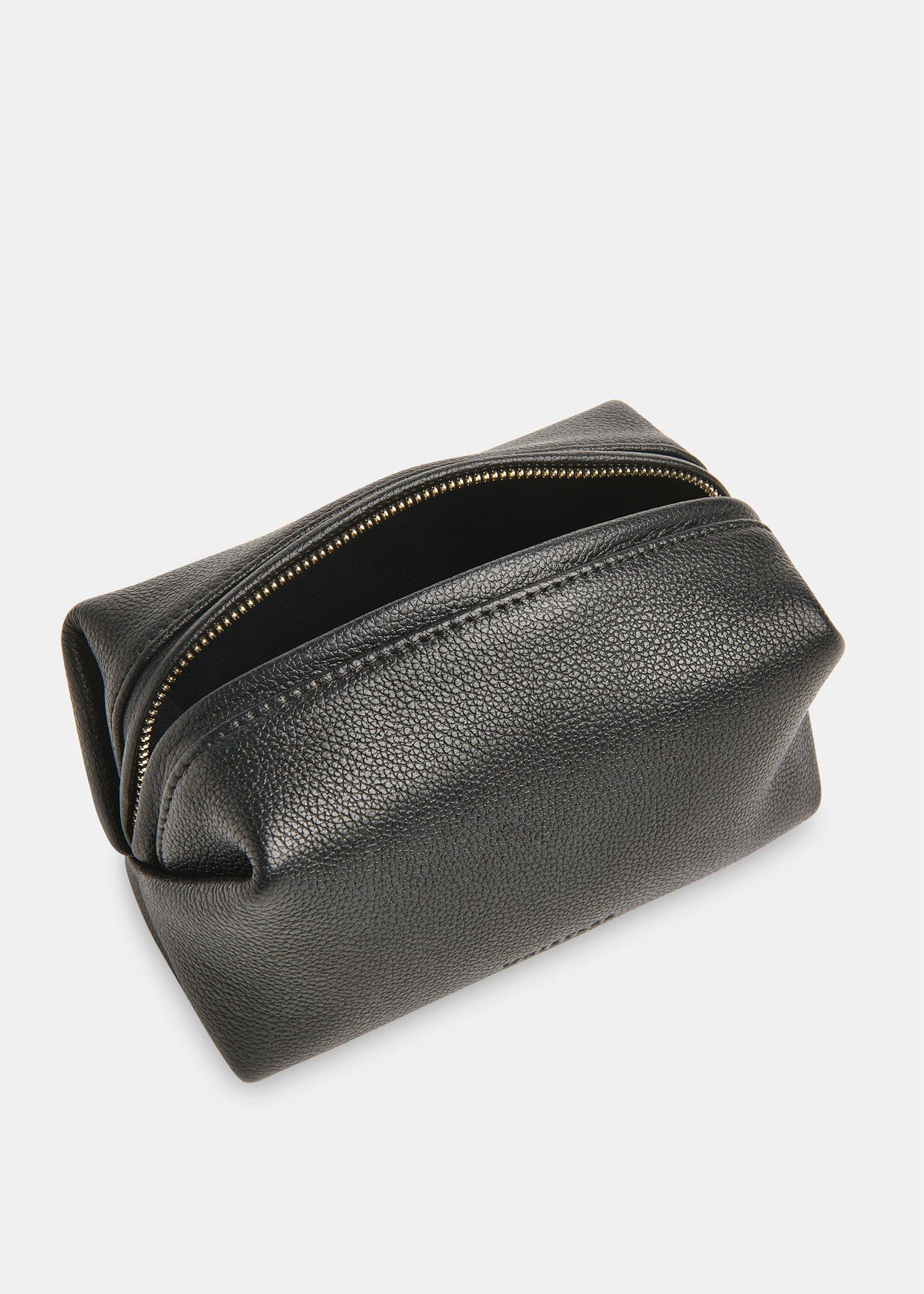 Ria Mini Leather Zip Pouch