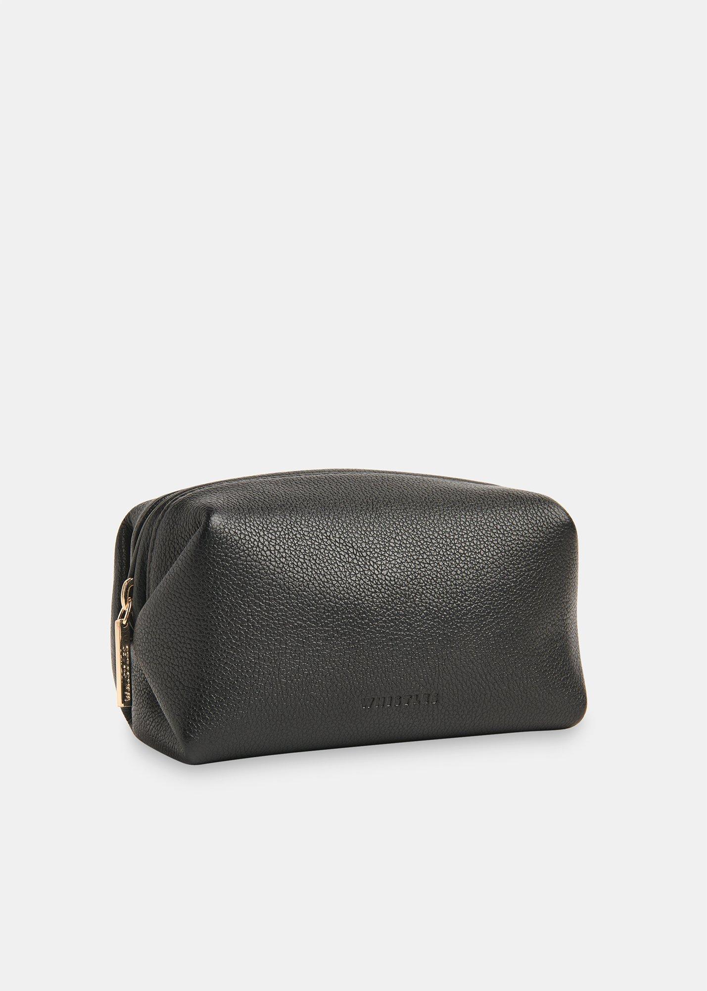 Ria Mini Leather Zip Pouch