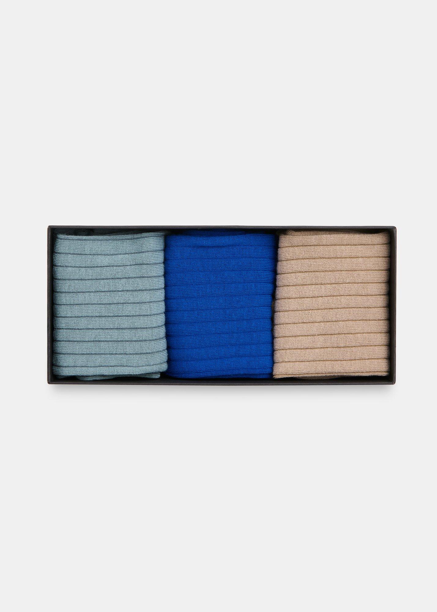 Ribbed Socks Set of 3