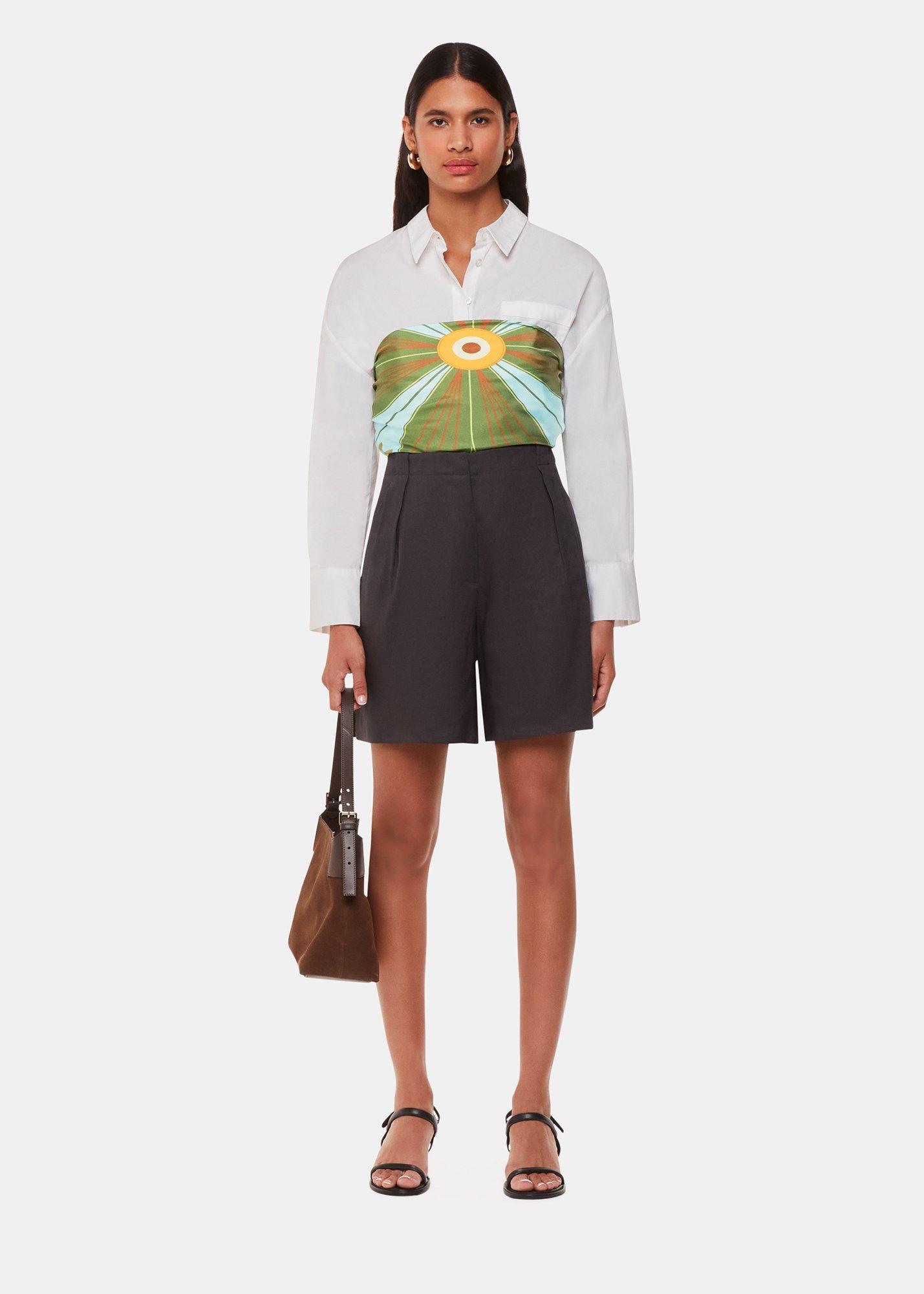 Sahar Botanical Silk Scarf