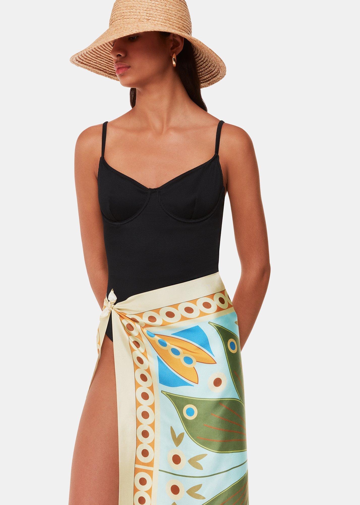 Sahar Botanical Silk Scarf