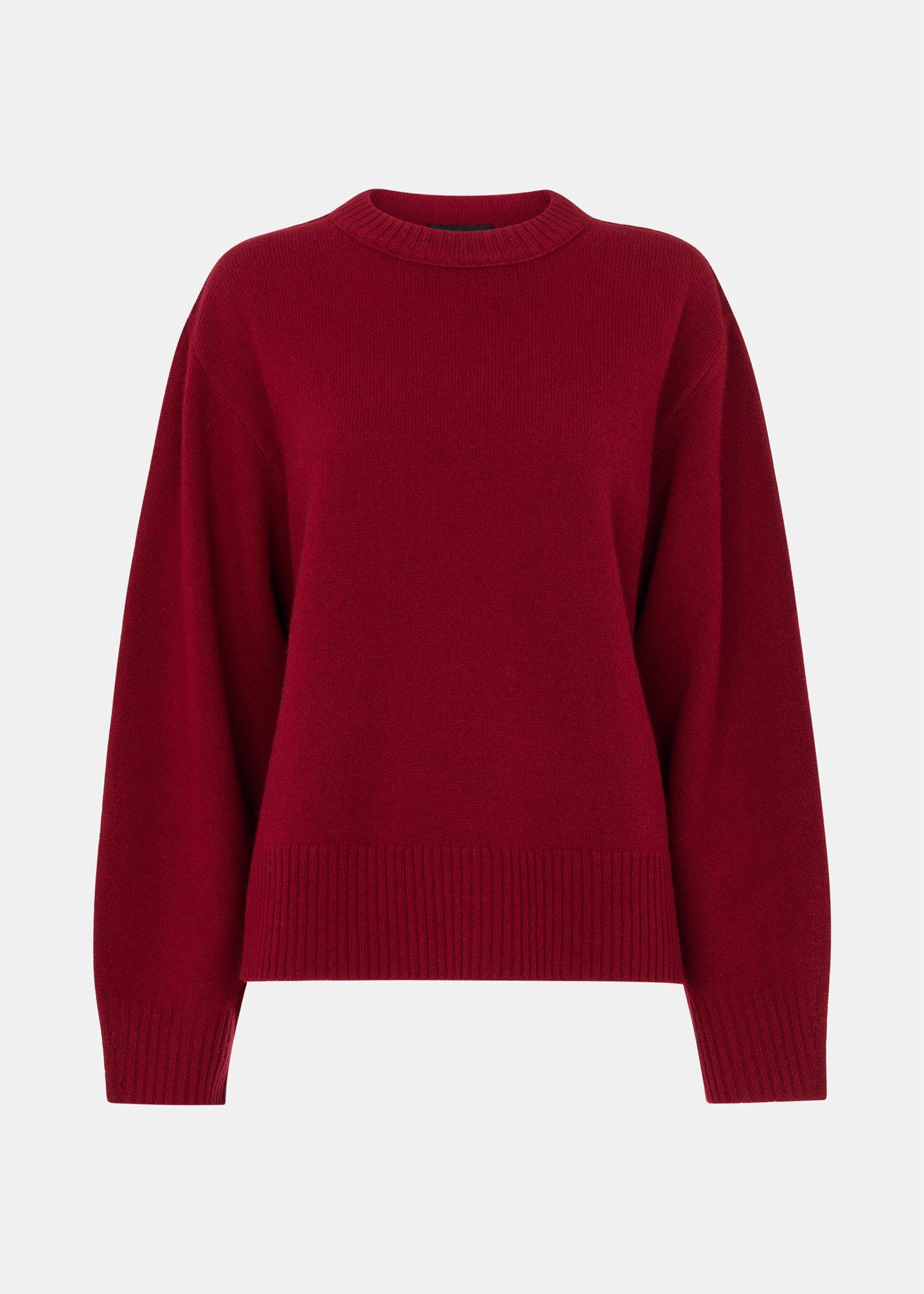 Side Stripe Detail Wool Knit