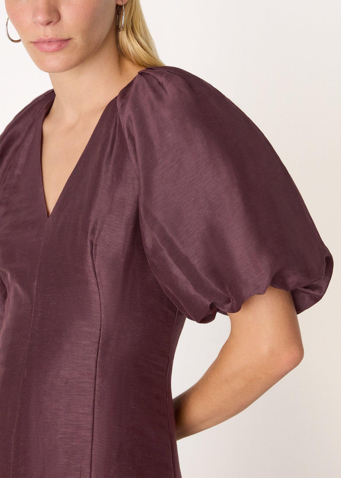 Silk Blend Taffeta Maxi Dress