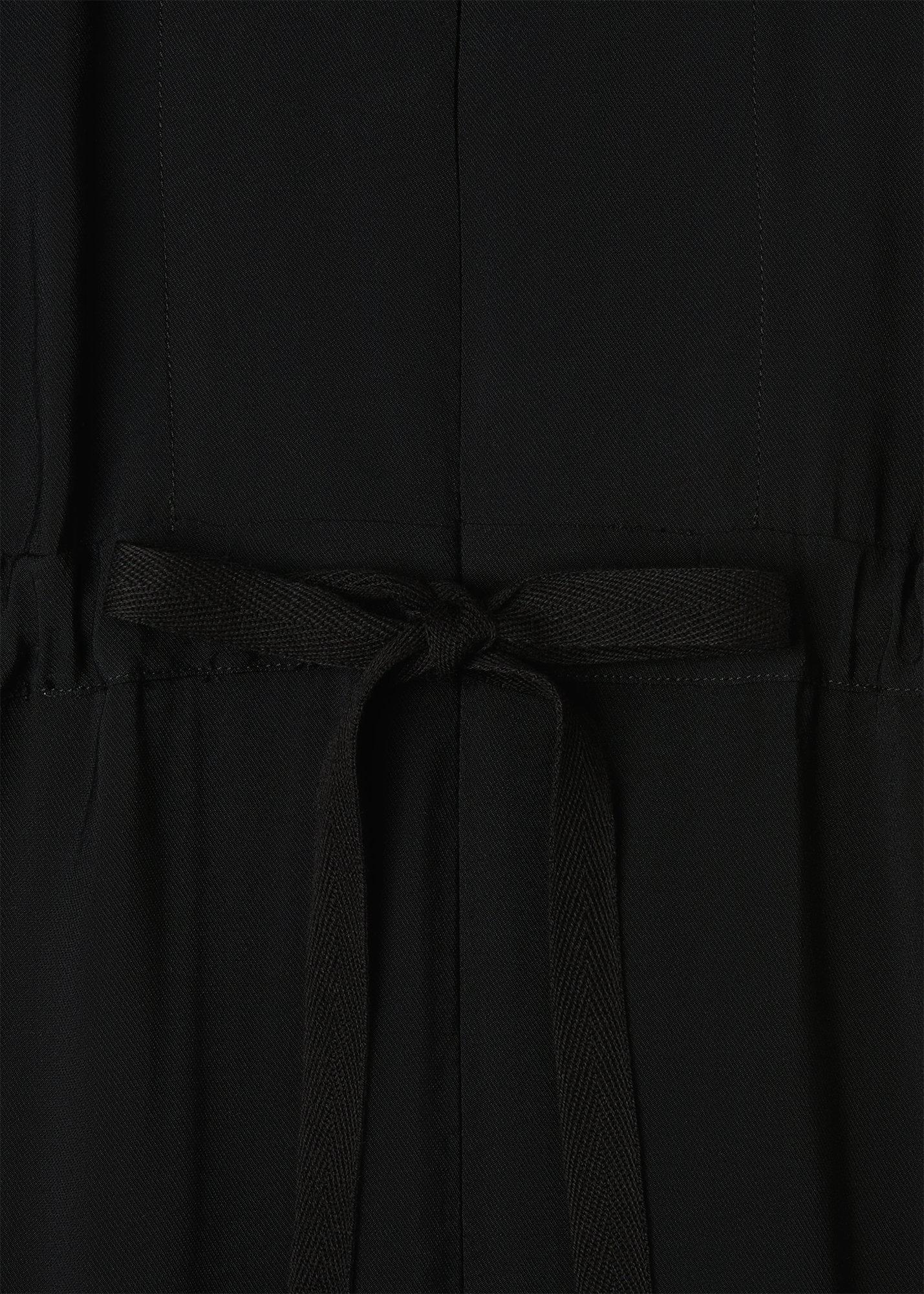 Petite Sleeveless Drawstring Jumpsuit