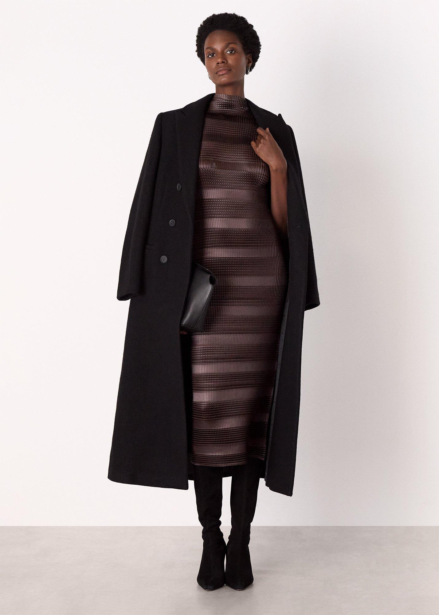 Sleeveless Plisse Midi Dress