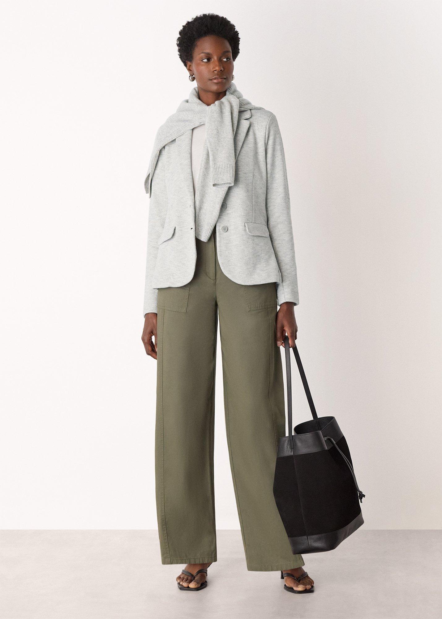 Grey Slim Jersey Jacket