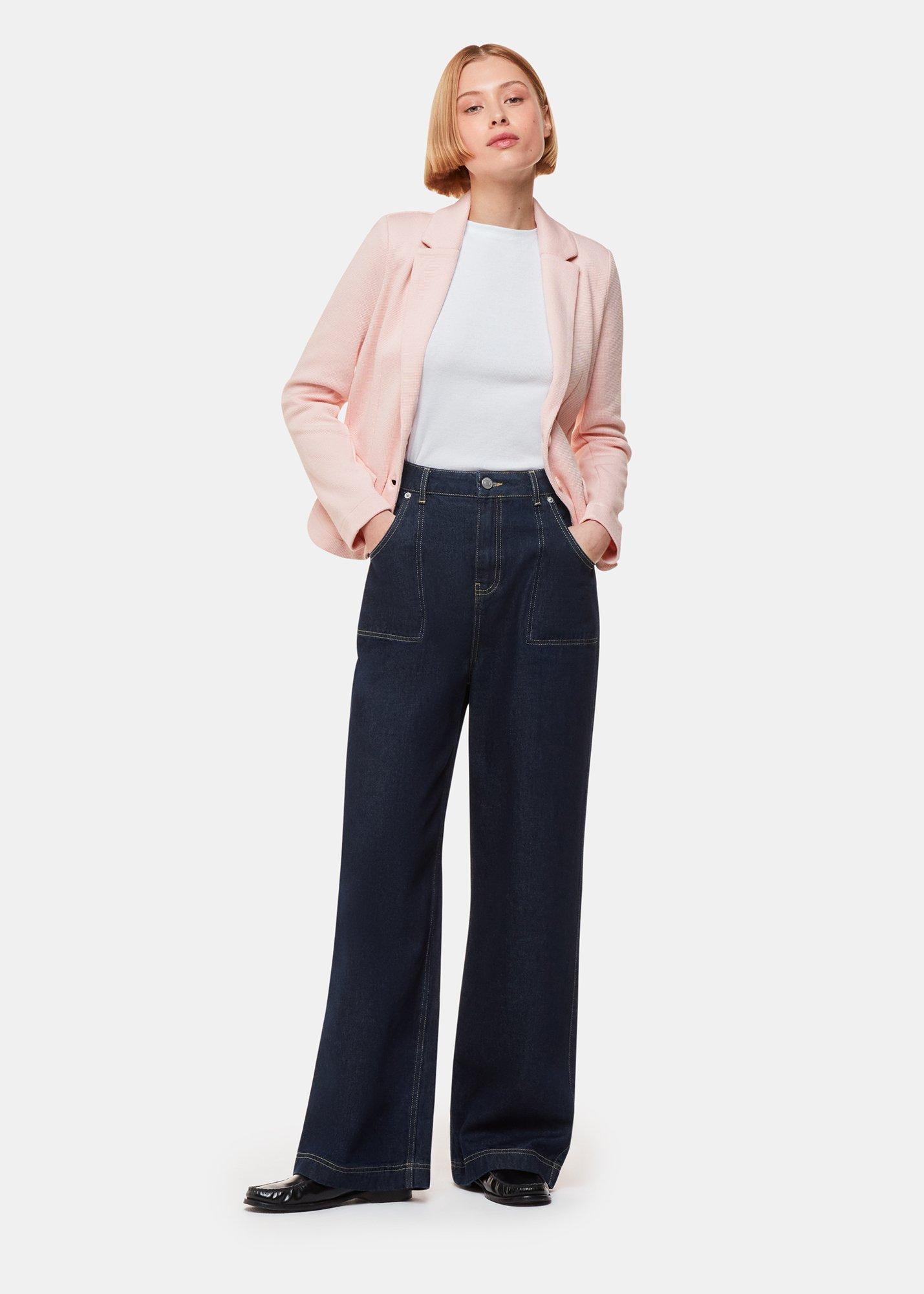 Pink Slim Jersey Jacket