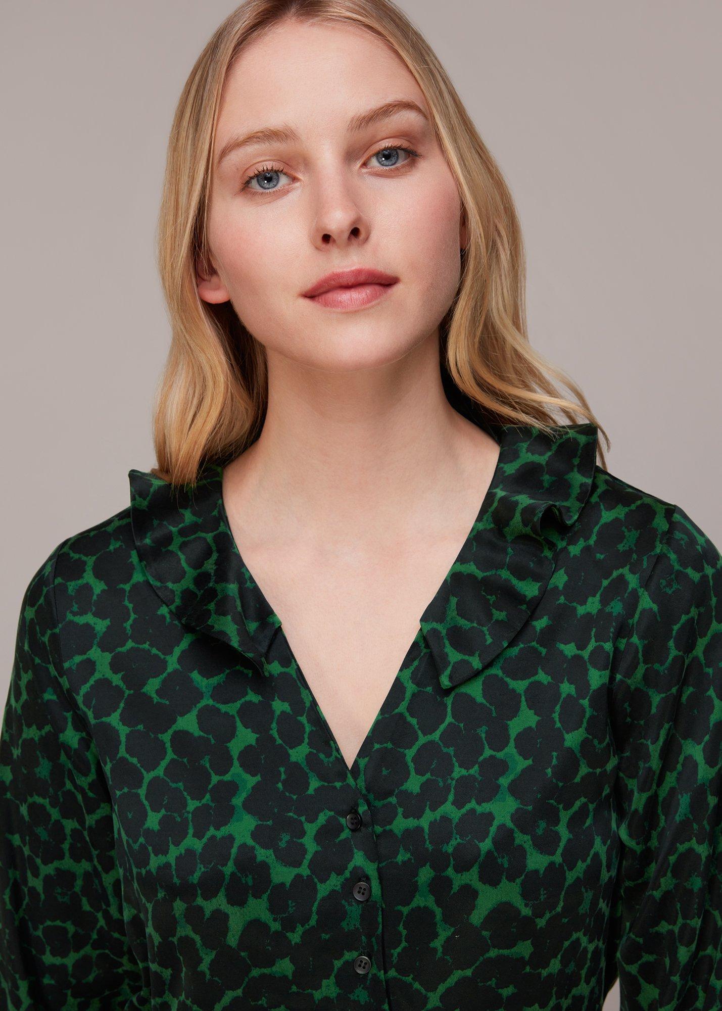 Smudge Animal Frill Dress