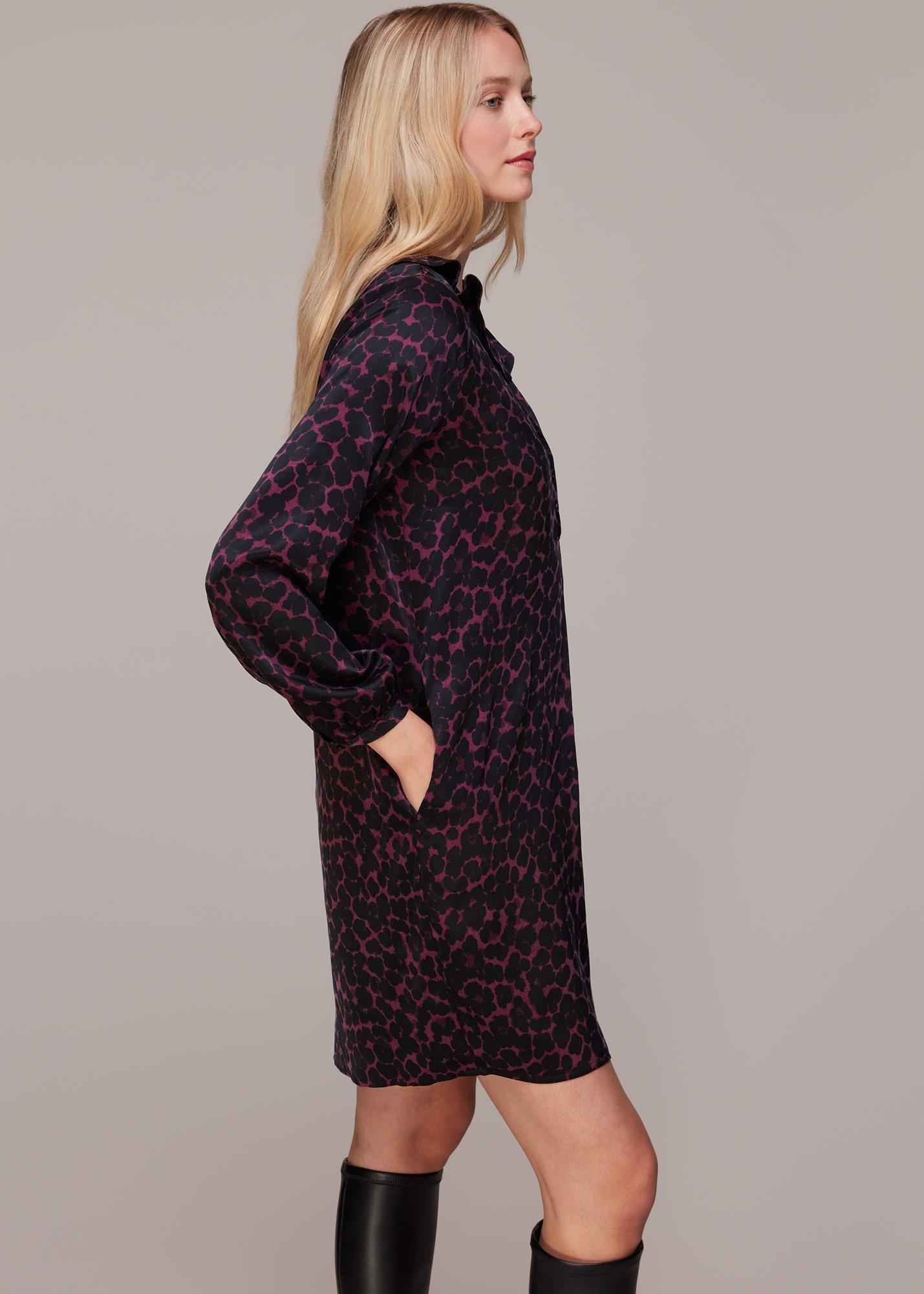 Smudge Animal Frill Dress