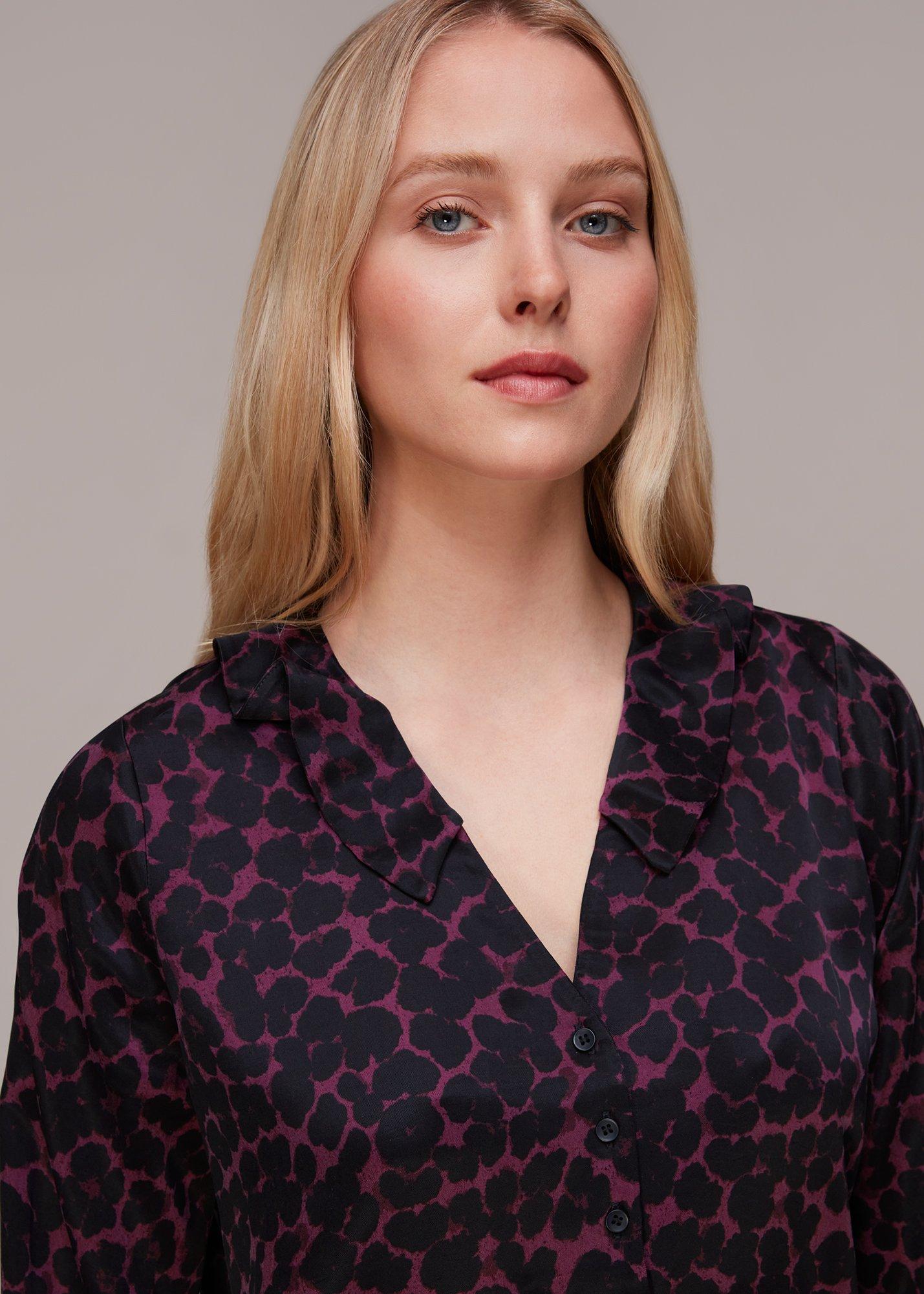 Smudge Animal Frill Dress