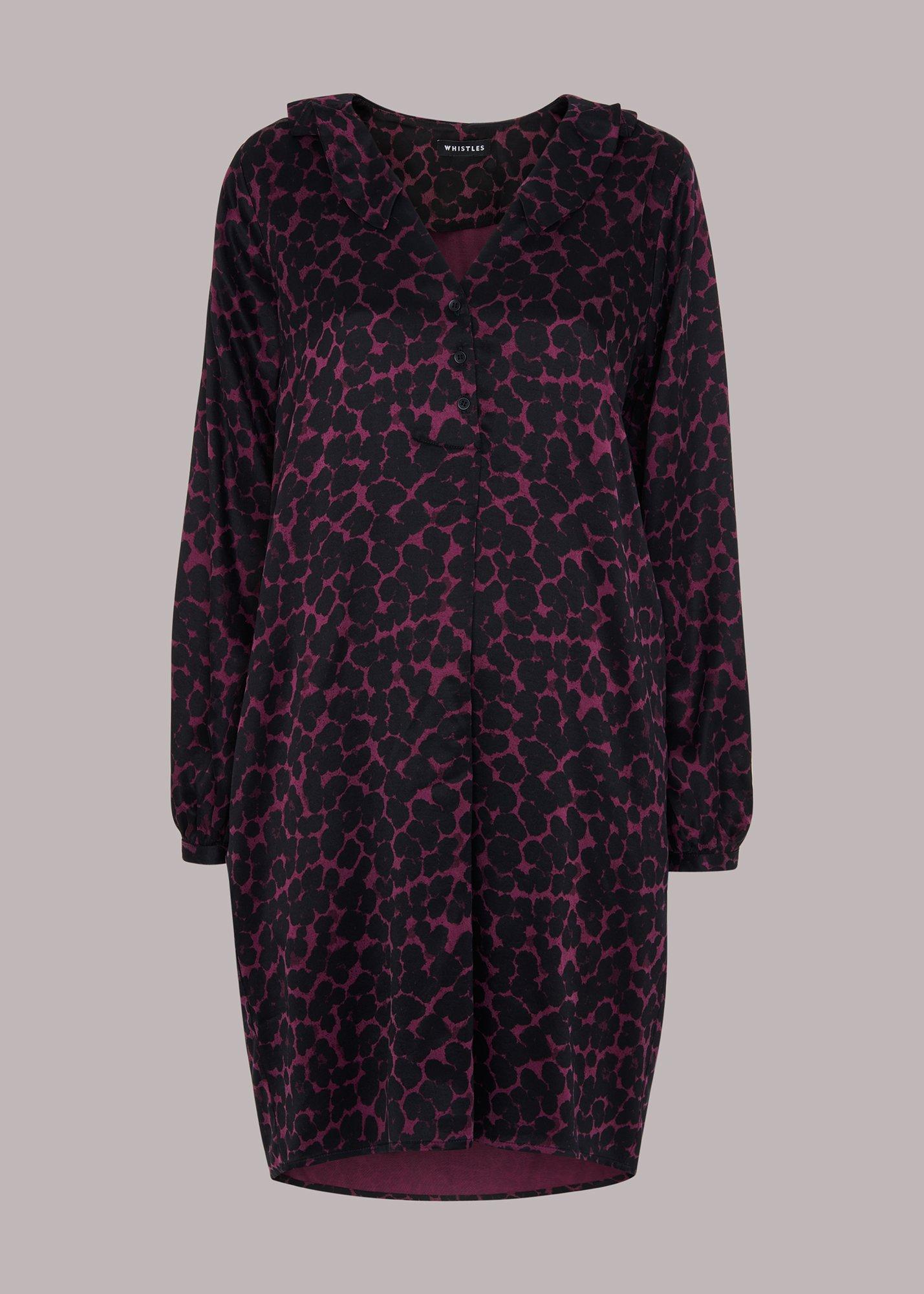 Smudge Animal Frill Dress