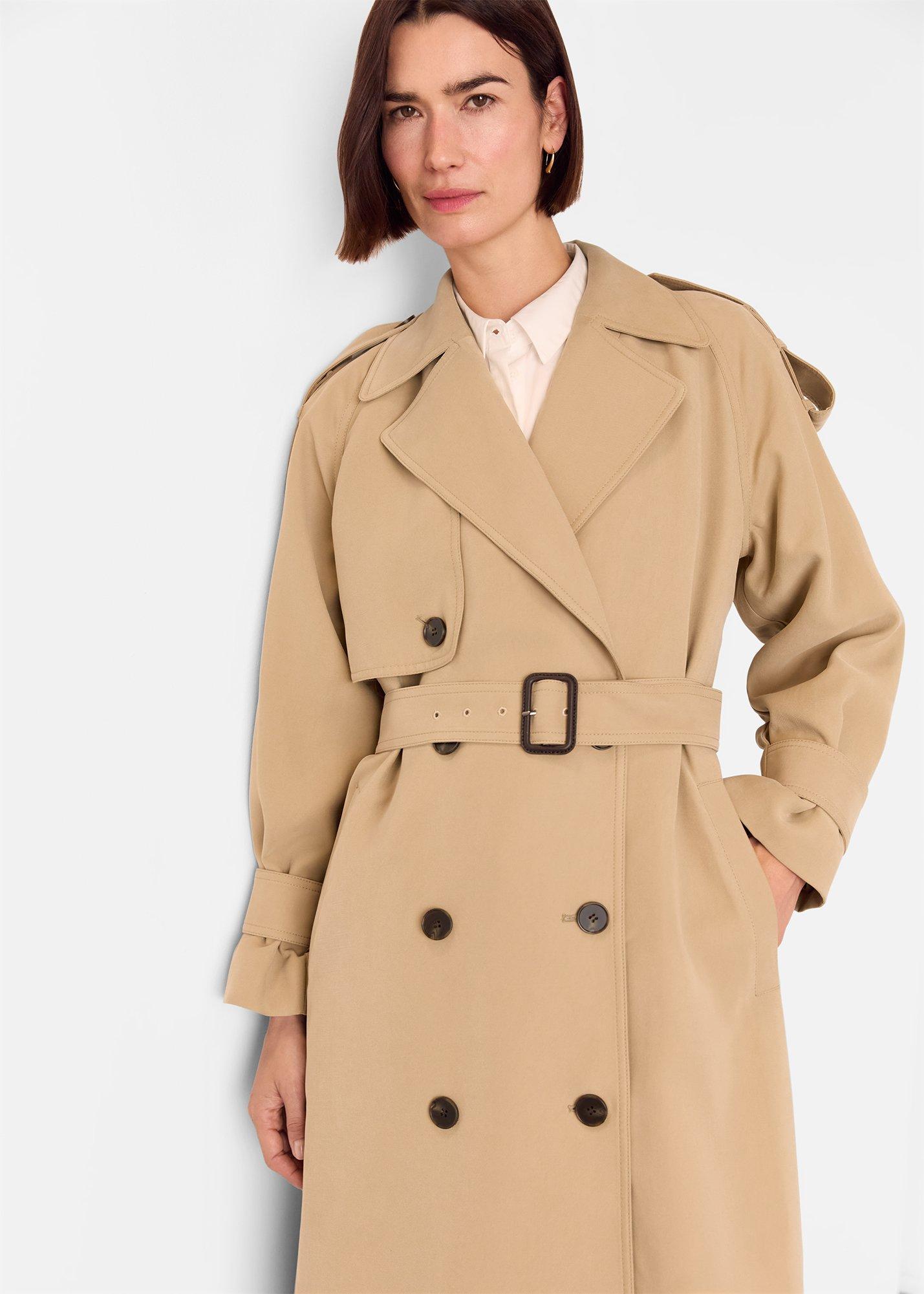 Soft Voluminous Trench Coat