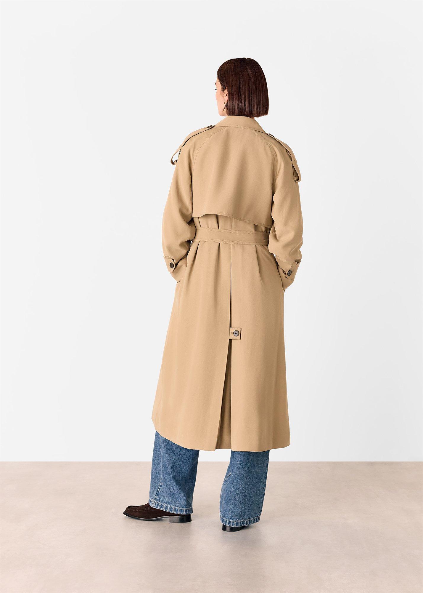 Soft Voluminous Trench Coat