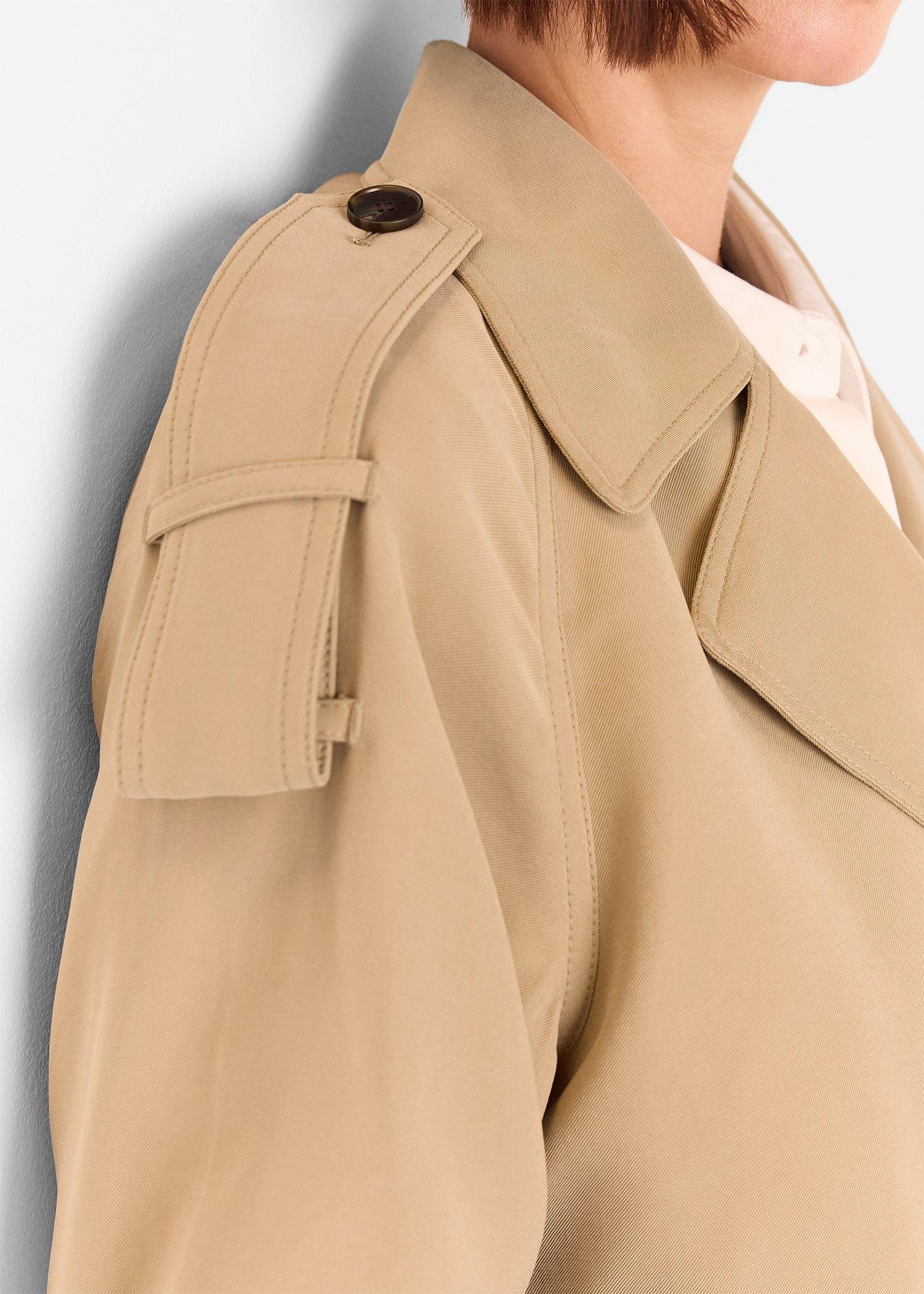 Soft Voluminous Trench Coat