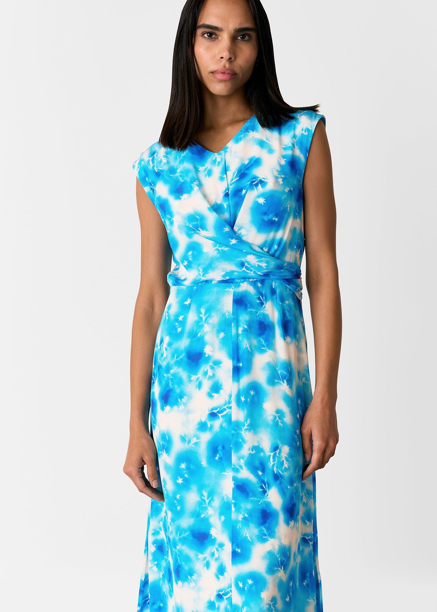 Sprayed Flowers Daina Dress