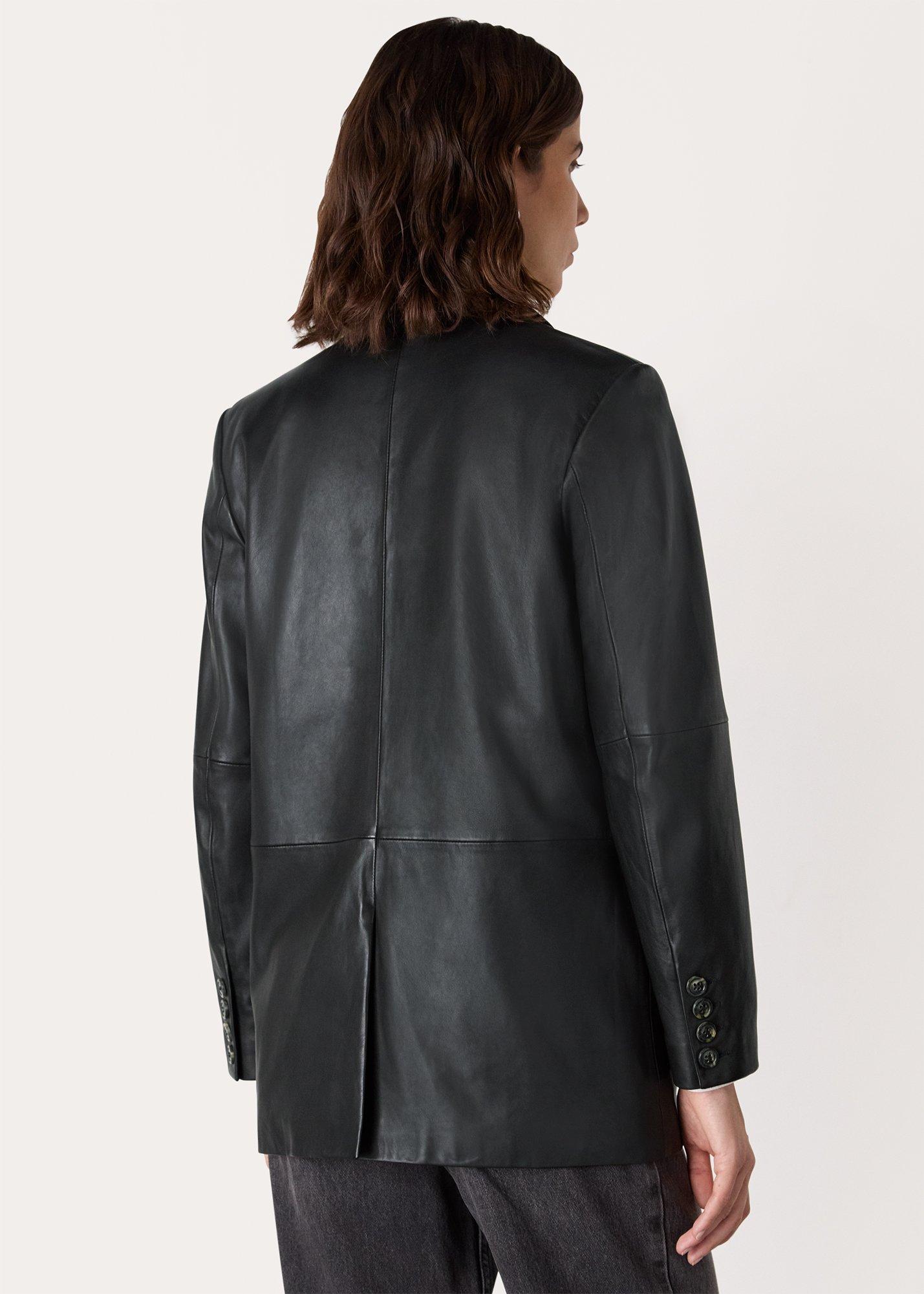 Stina Leather Blazer