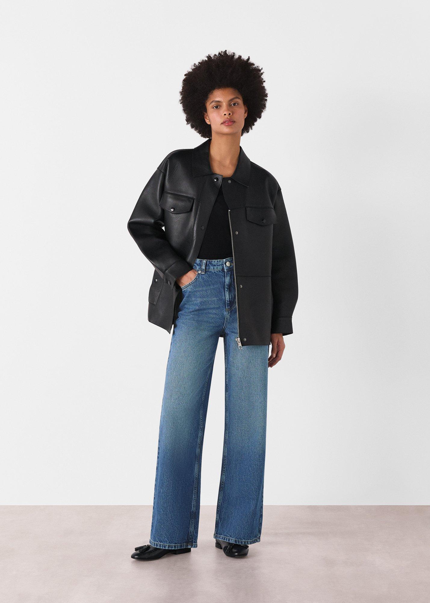 Denim Petite Straight Full Length Jean