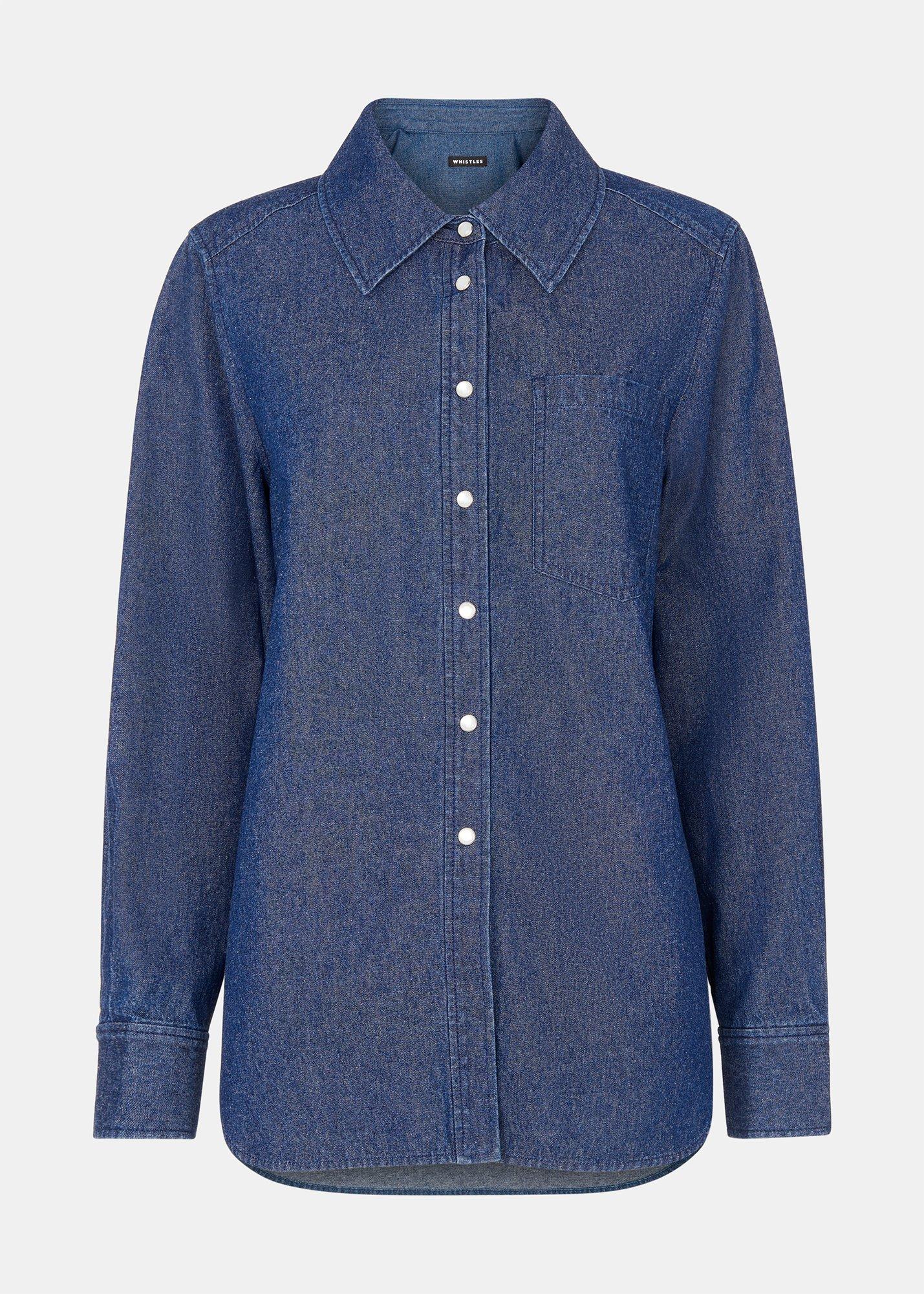 Pocket Detail Cotton Shirt