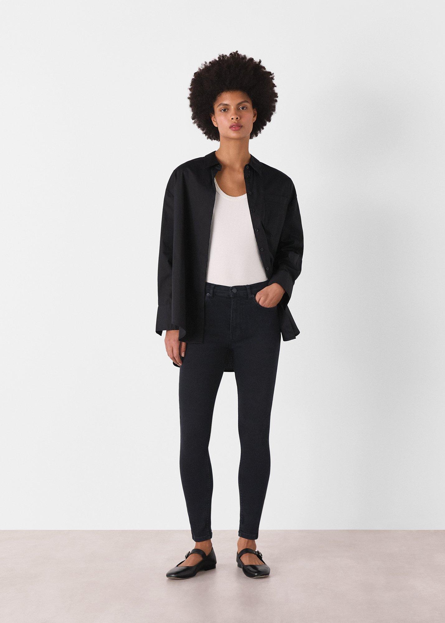 Black Stretch Sculpted Skinny Jean