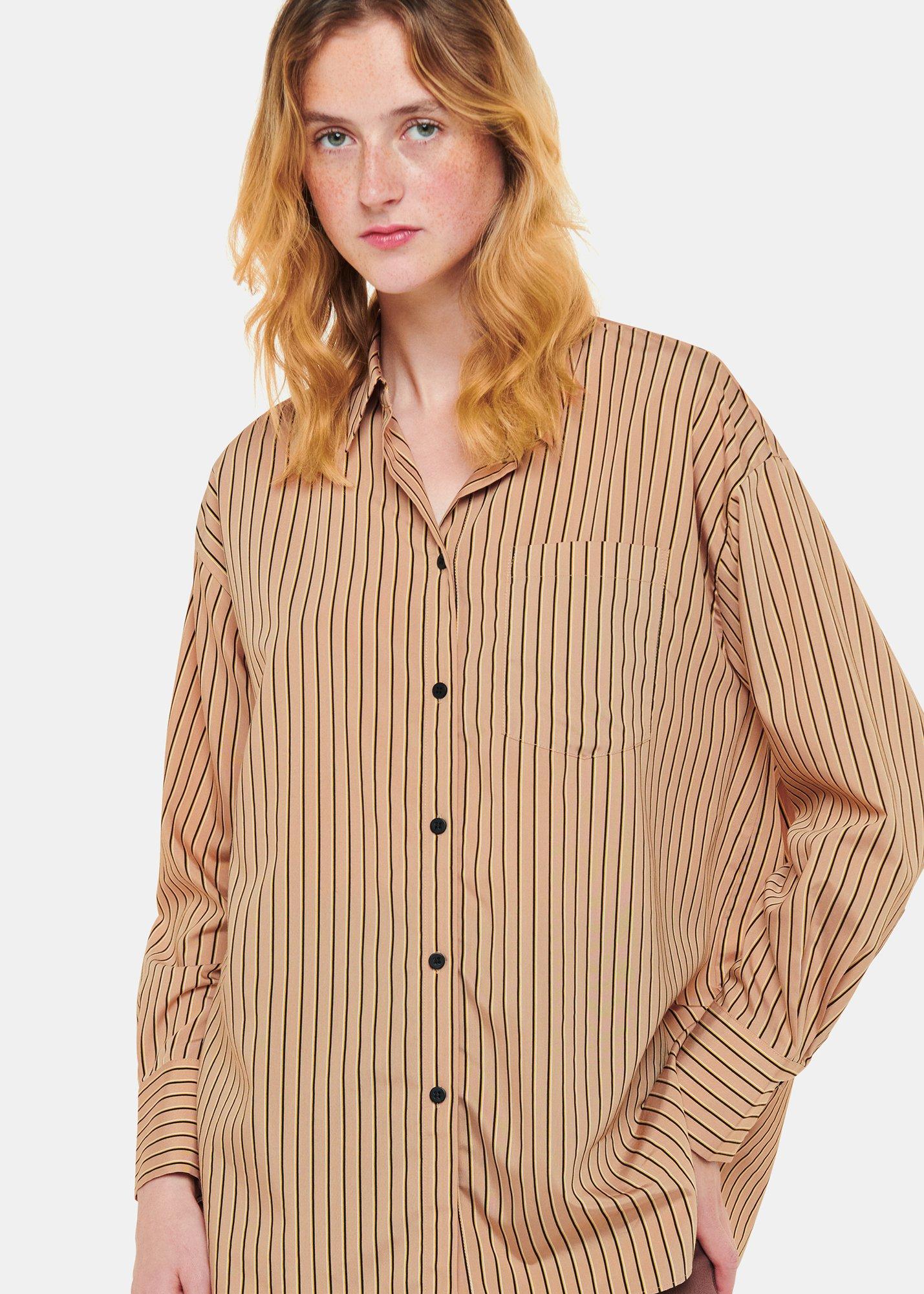 Multicolour Stripe Oversized Shirt