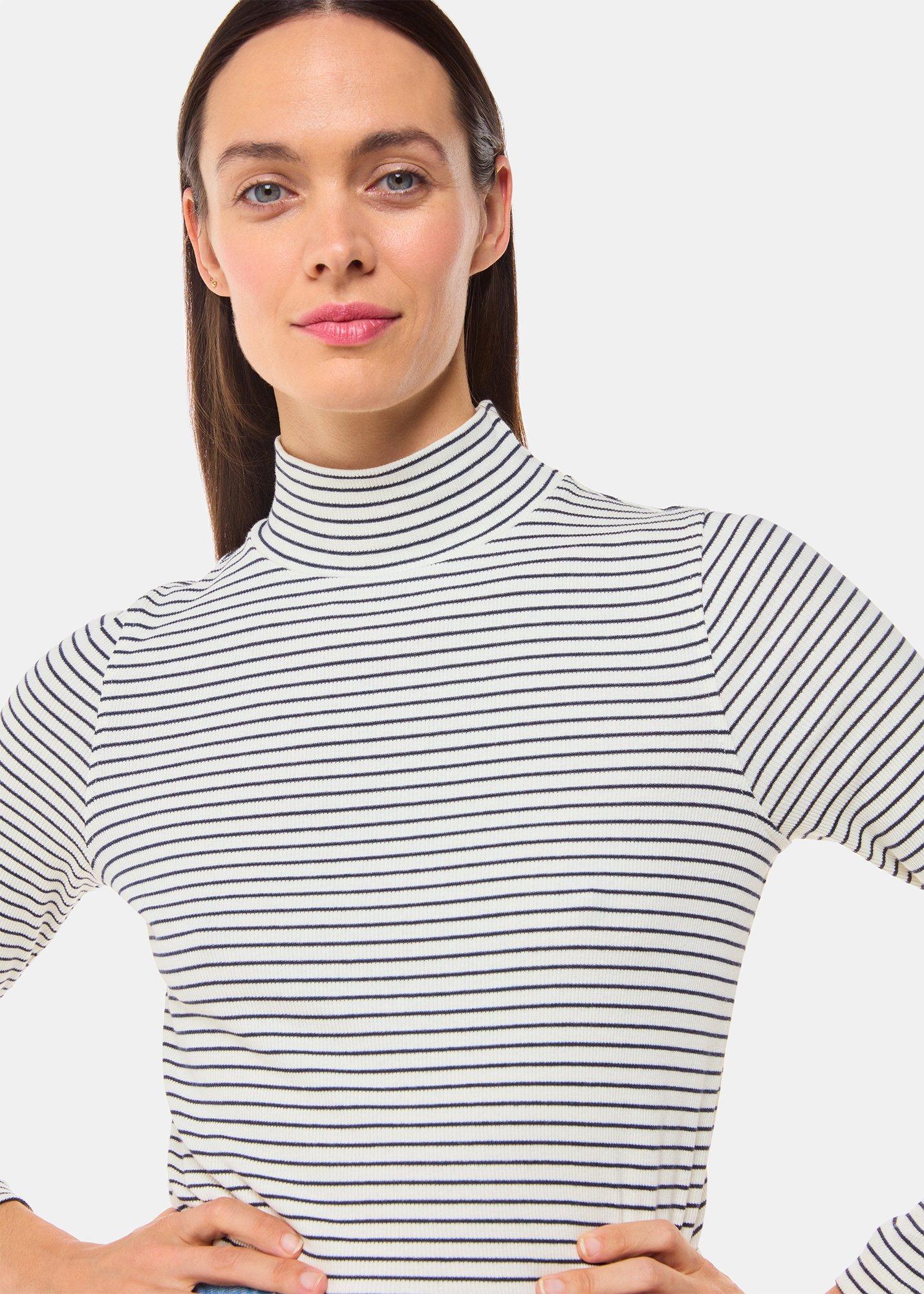Stripe Rib Detail Polo