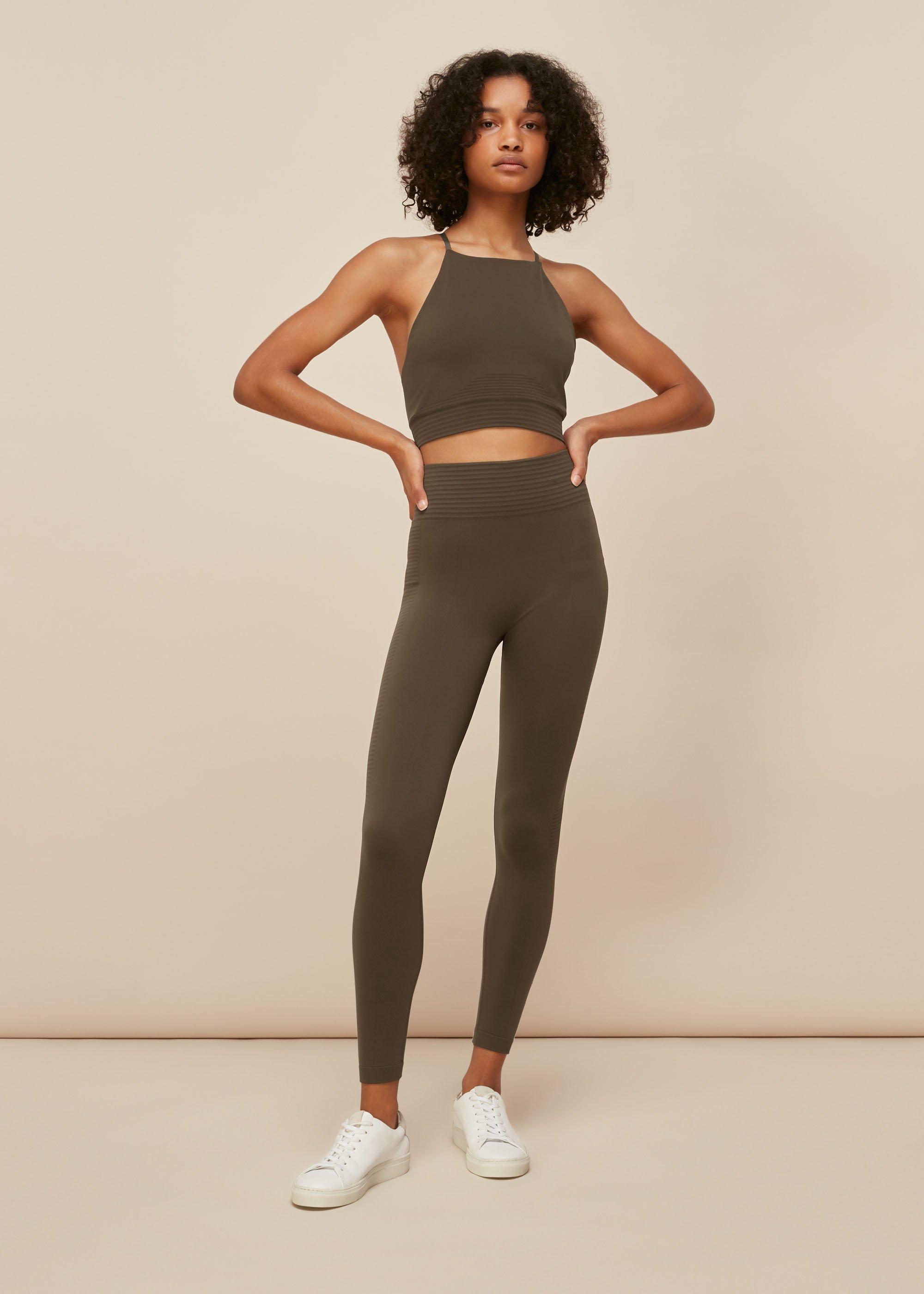 Khaki Studio Stretch Legging