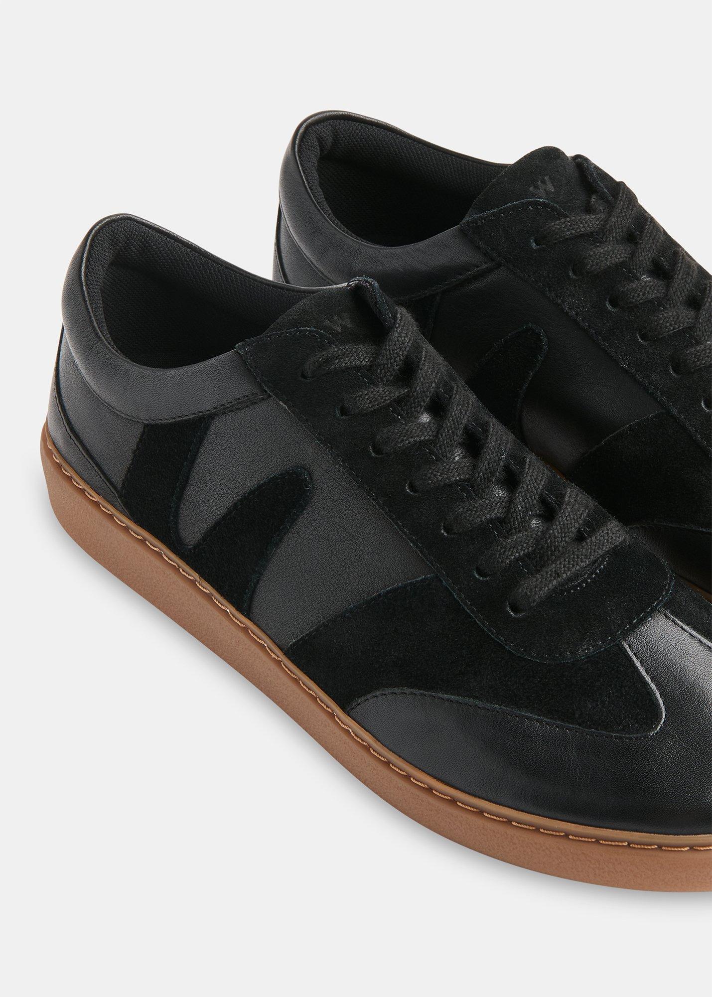 Suede Leather Mix Trainer