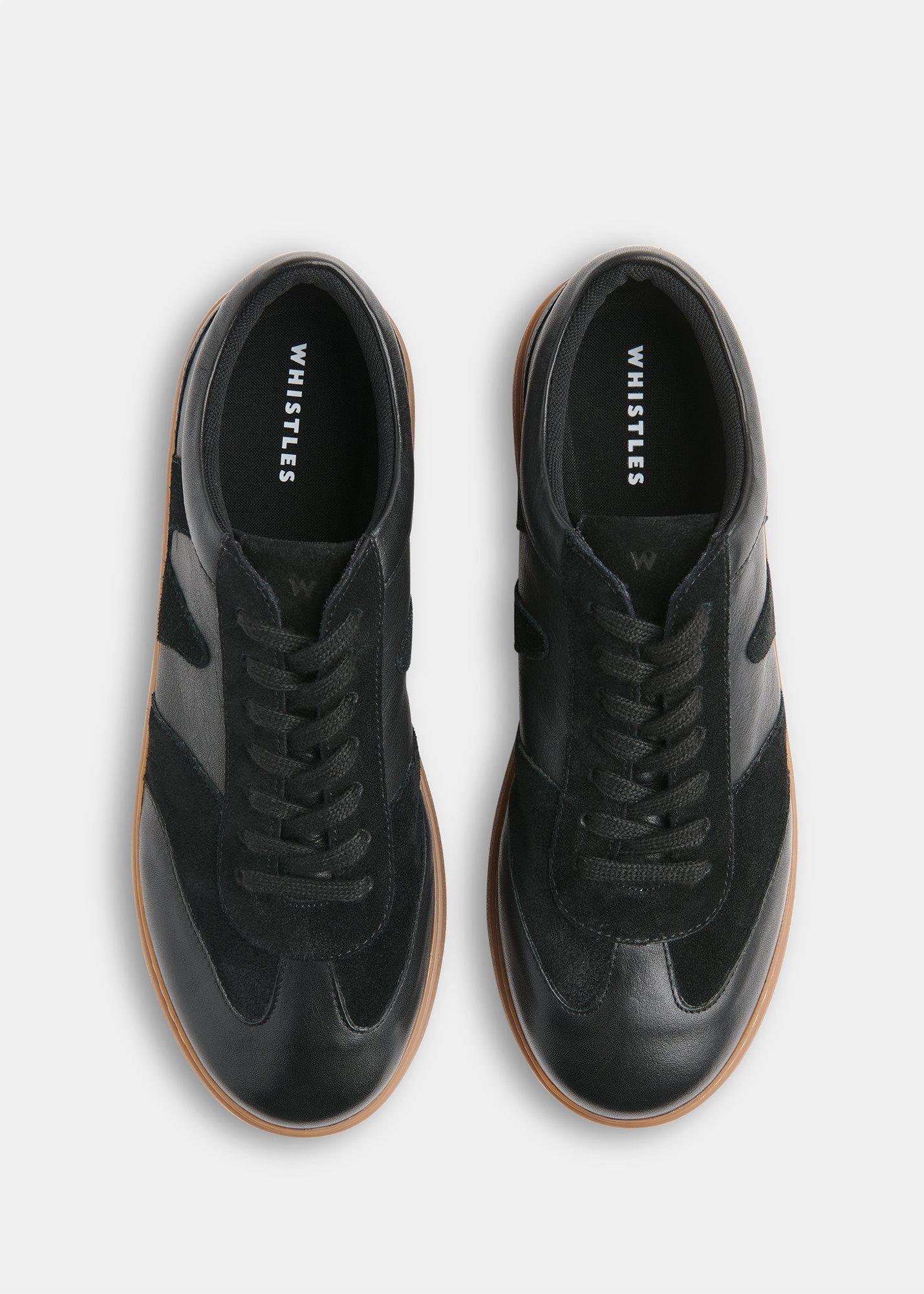 Suede Leather Mix Trainer