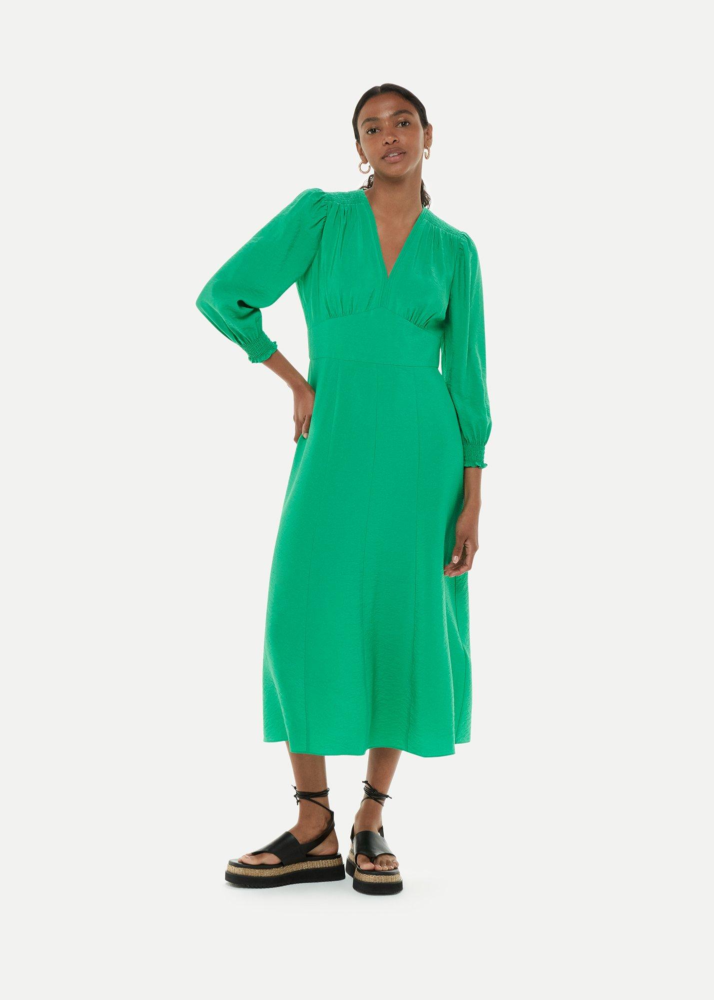 Green Sula Midi Dress