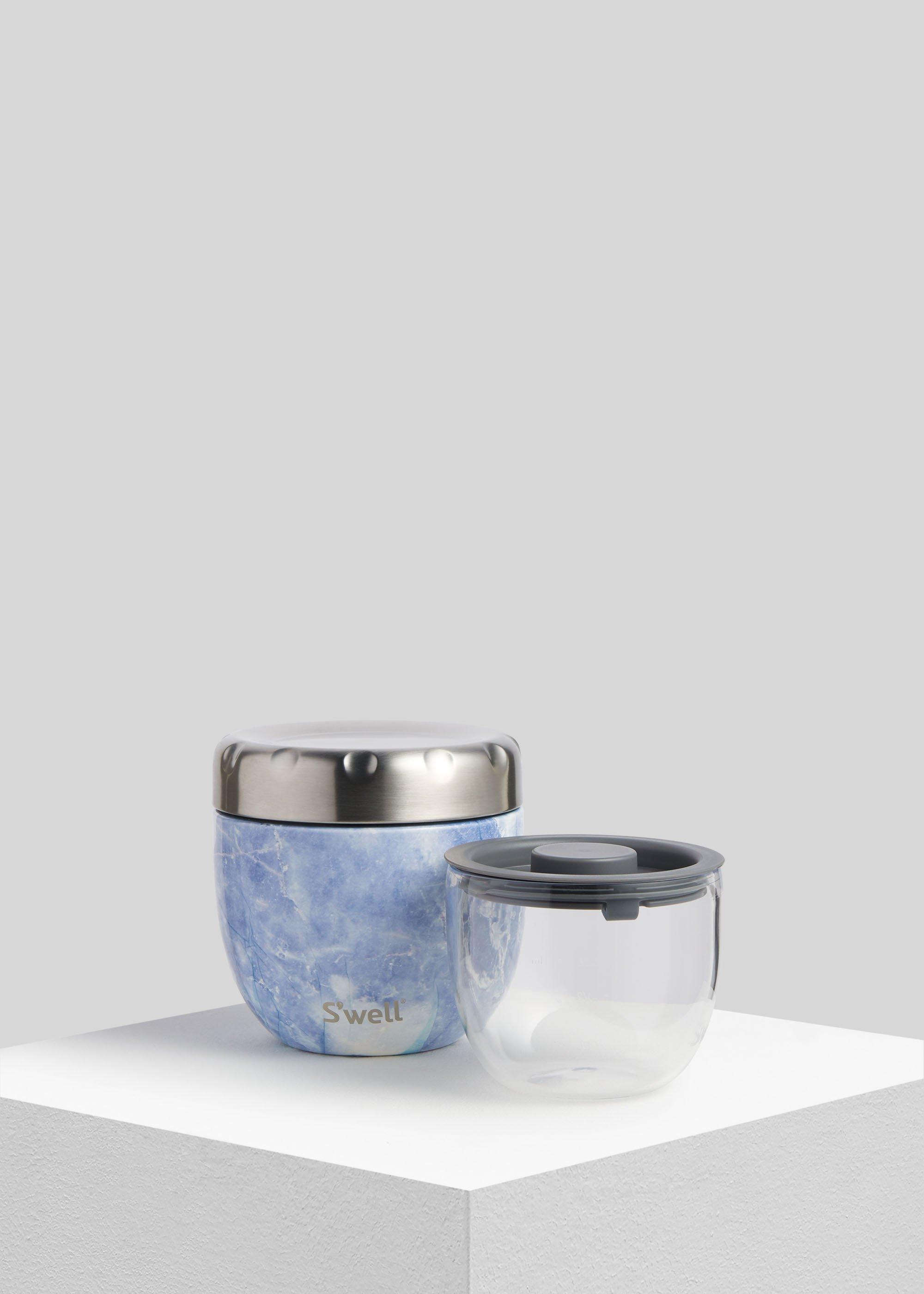 Swell Eats Granite Food Bowl Blue/Multi