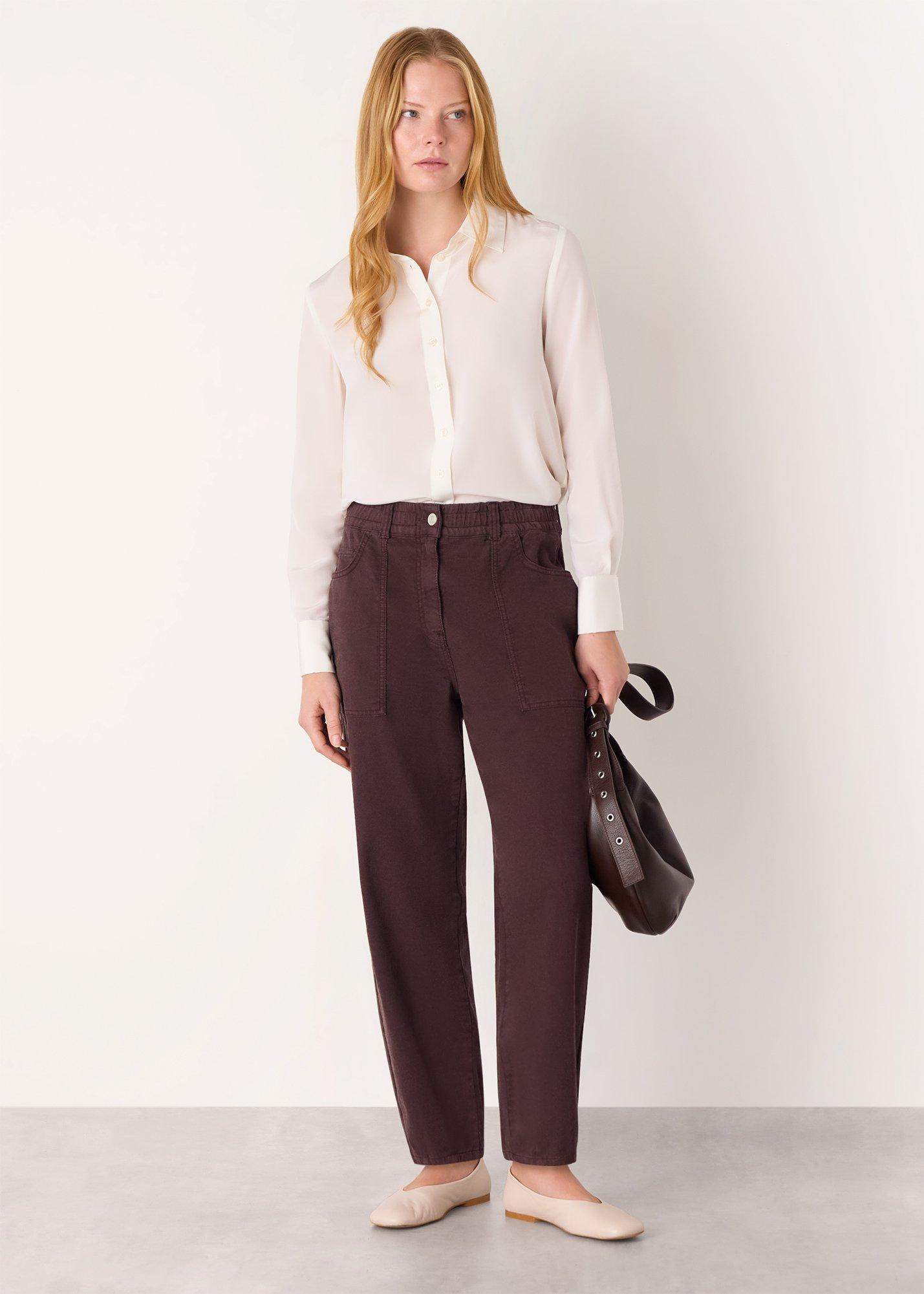 Brown Tessa Casual Trouser