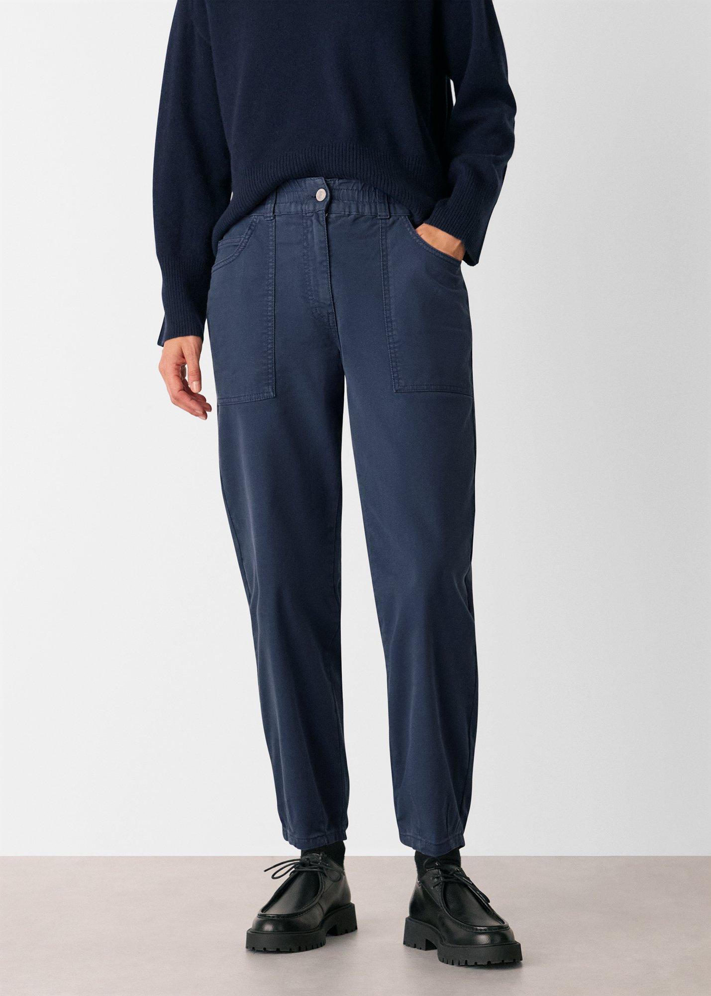 Navy Tessa Casual Pants&nbsp;