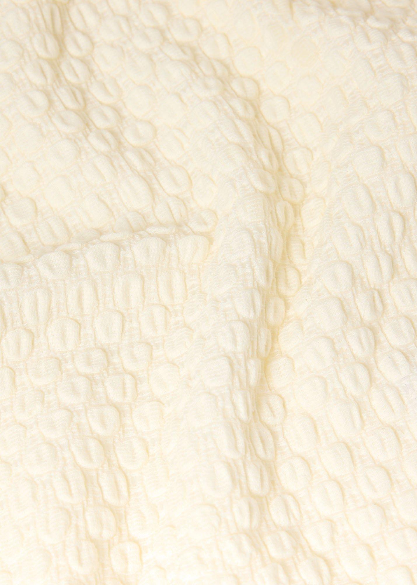 Textured Circle Jersey Top