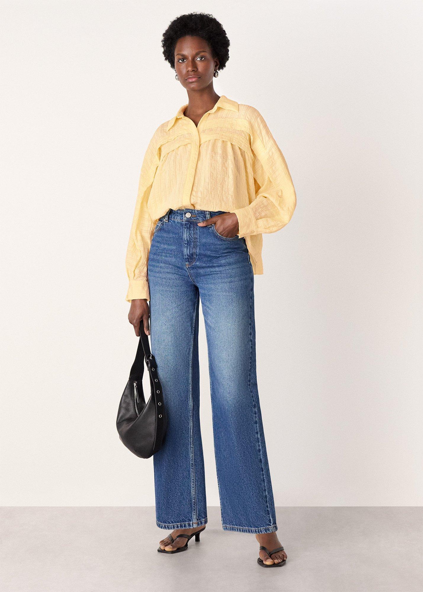 Butter Textured Frill Detail Blouse