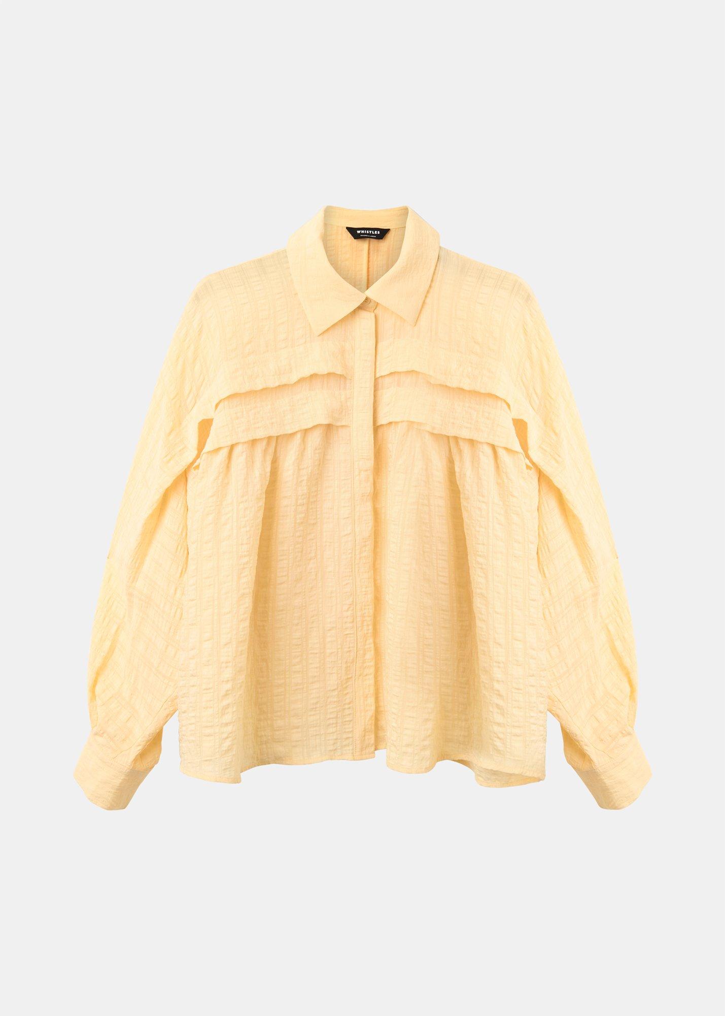 Textured Frill Detail Blouse