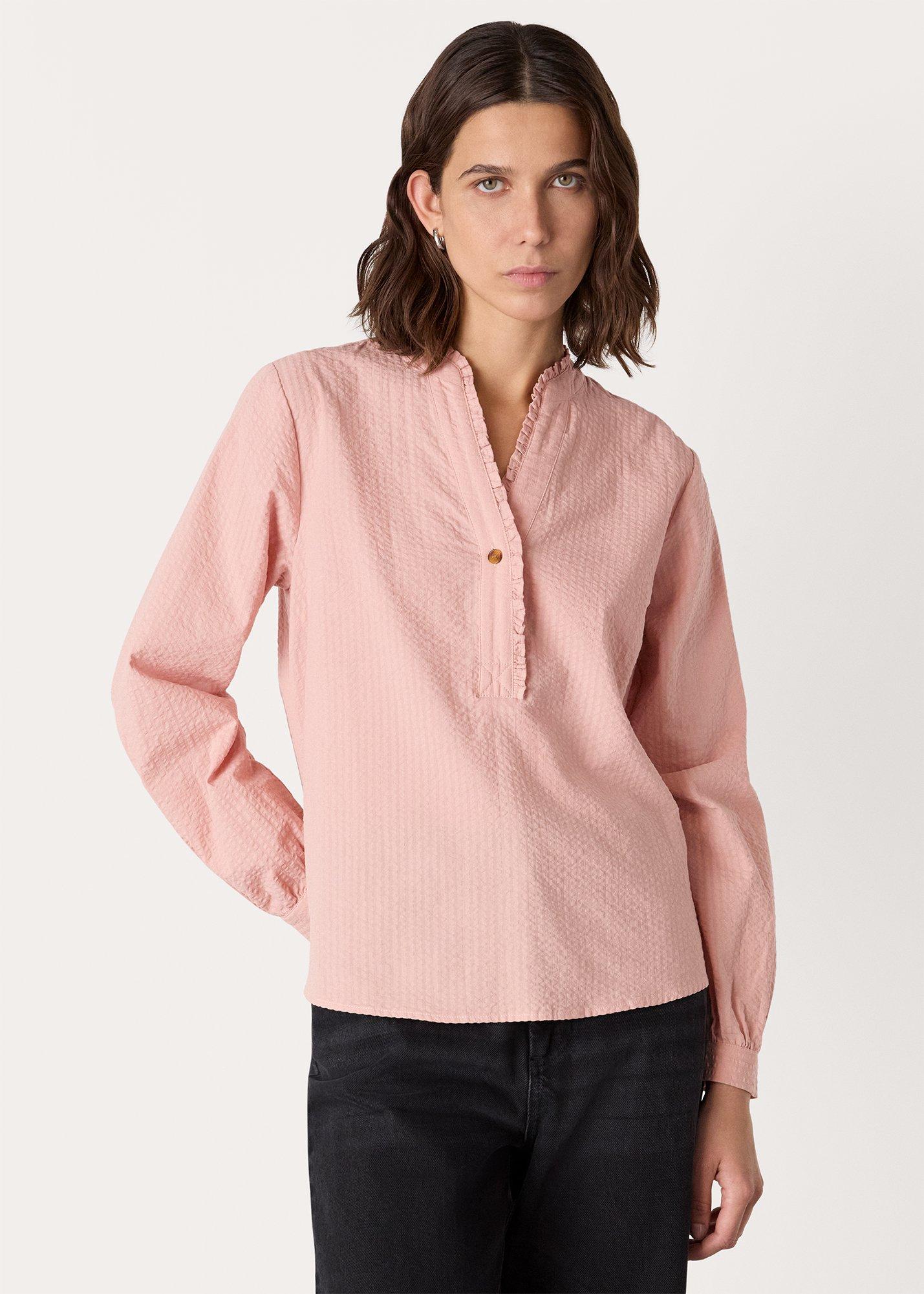 Textured Frill Shirt