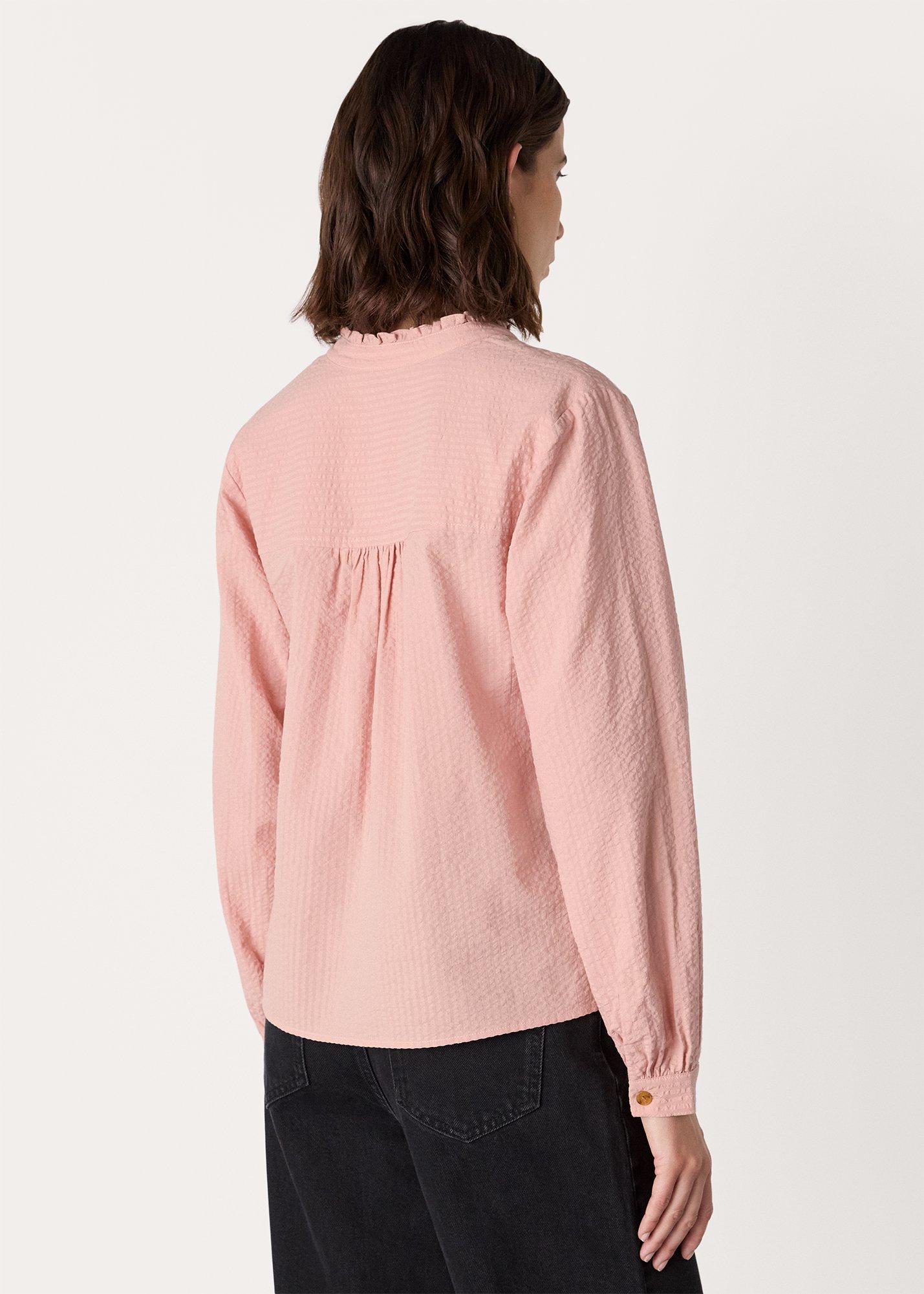 Textured Frill Shirt