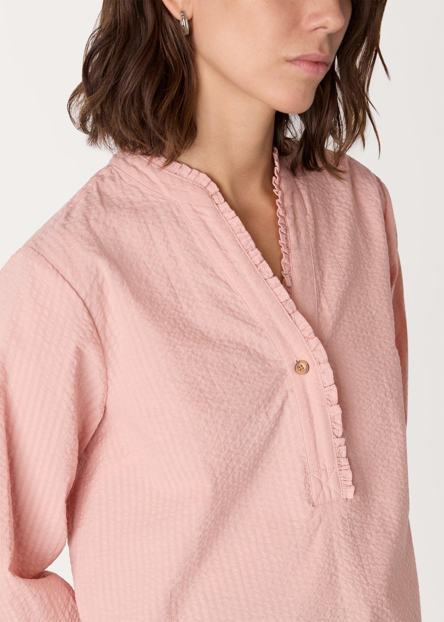Textured Frill Shirt