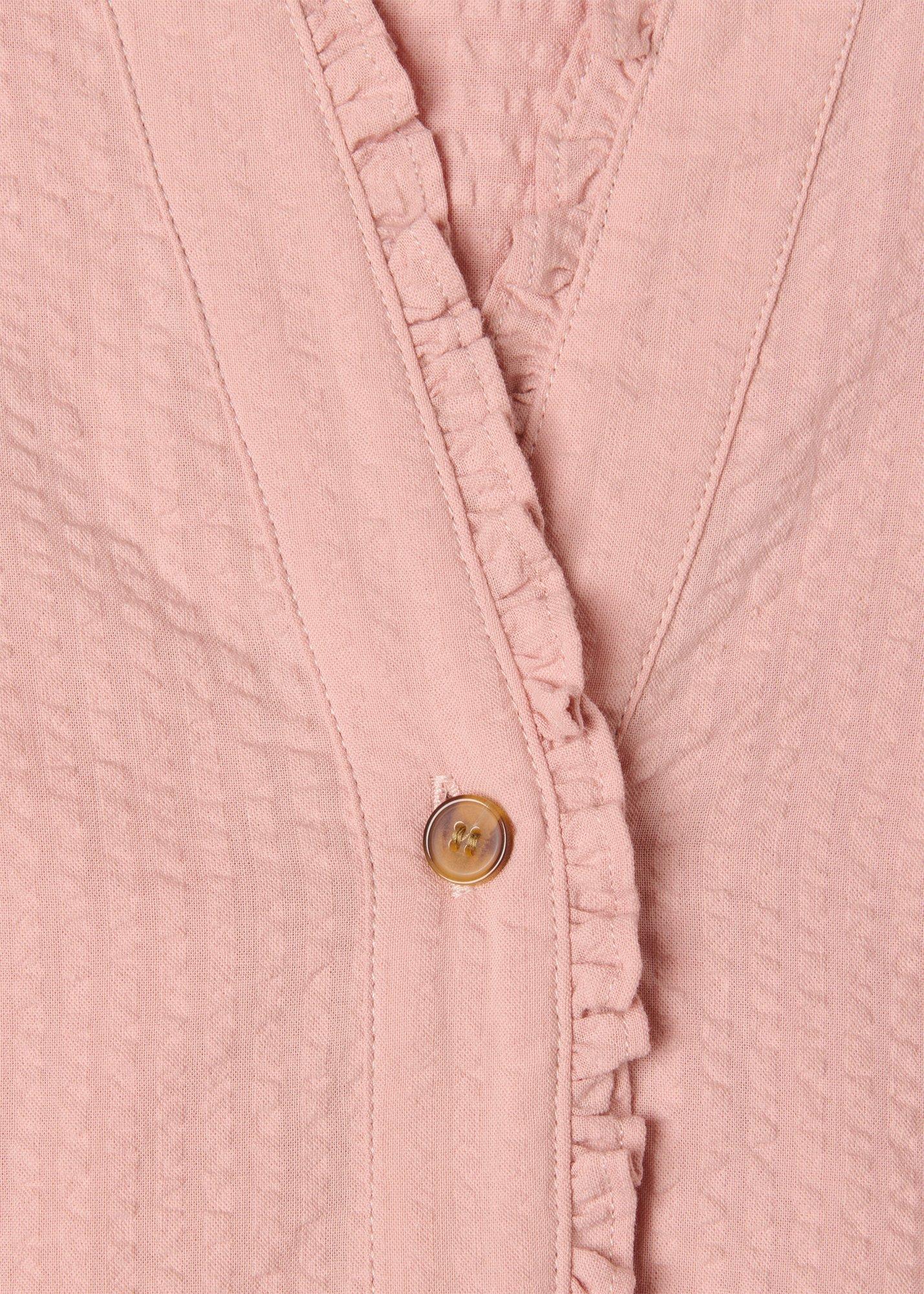 Textured Frill Shirt