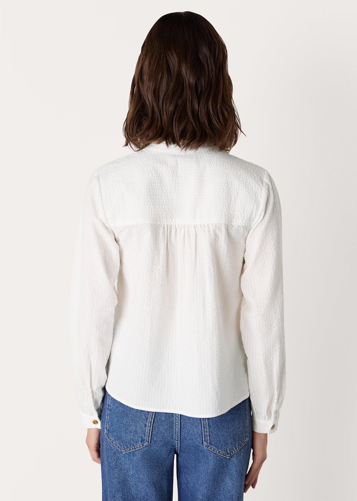 Textured Frill Shirt