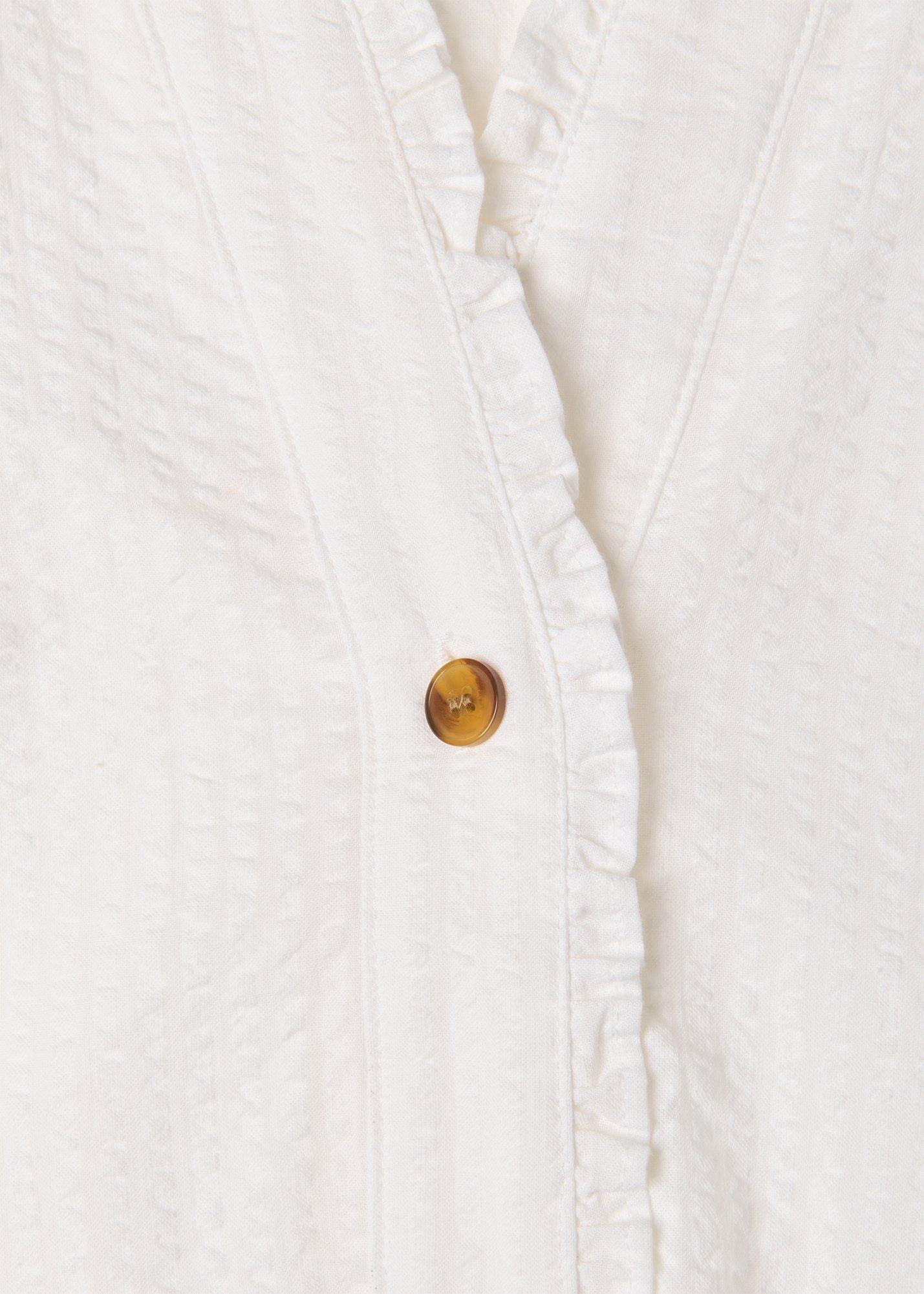 Textured Frill Shirt