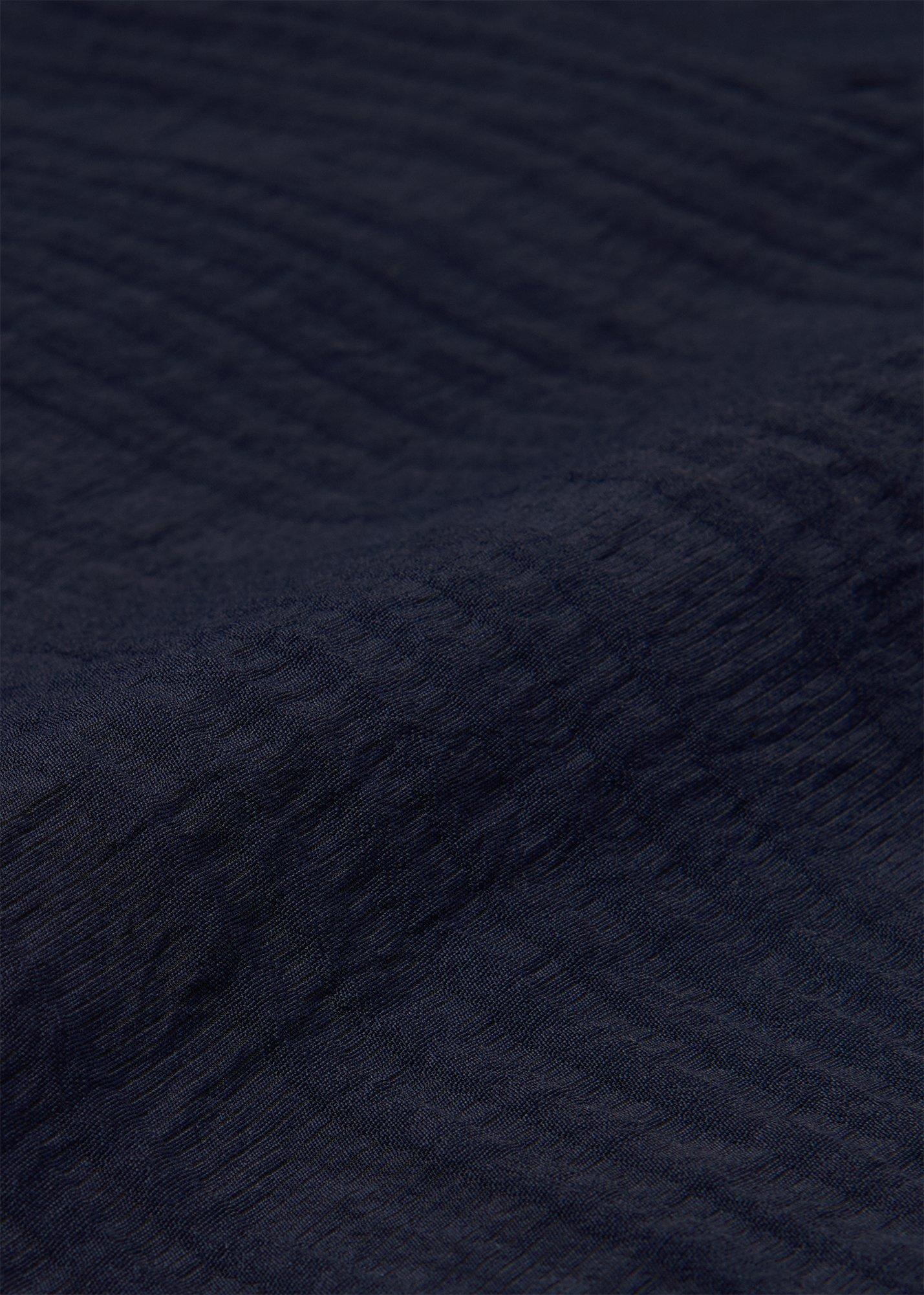 Textured Relaxed Viscose Shirt