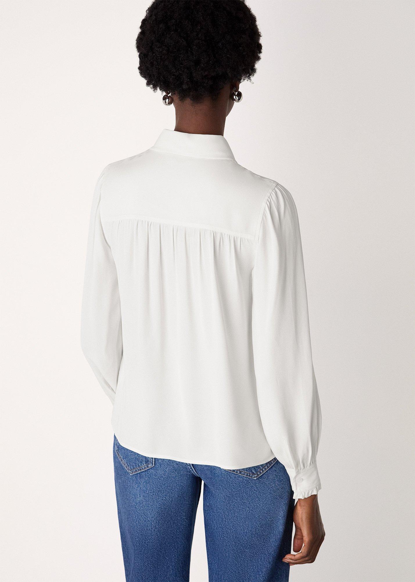 Tie Detail Crepe Blouse