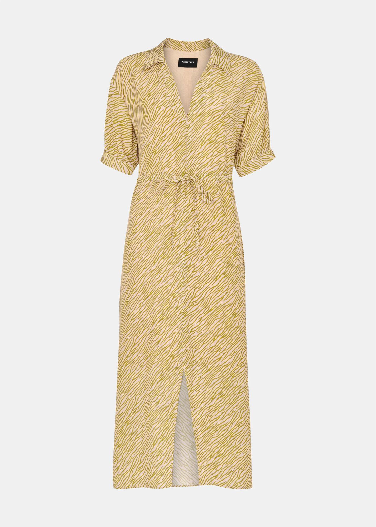 Tiger Flame Midi Dress