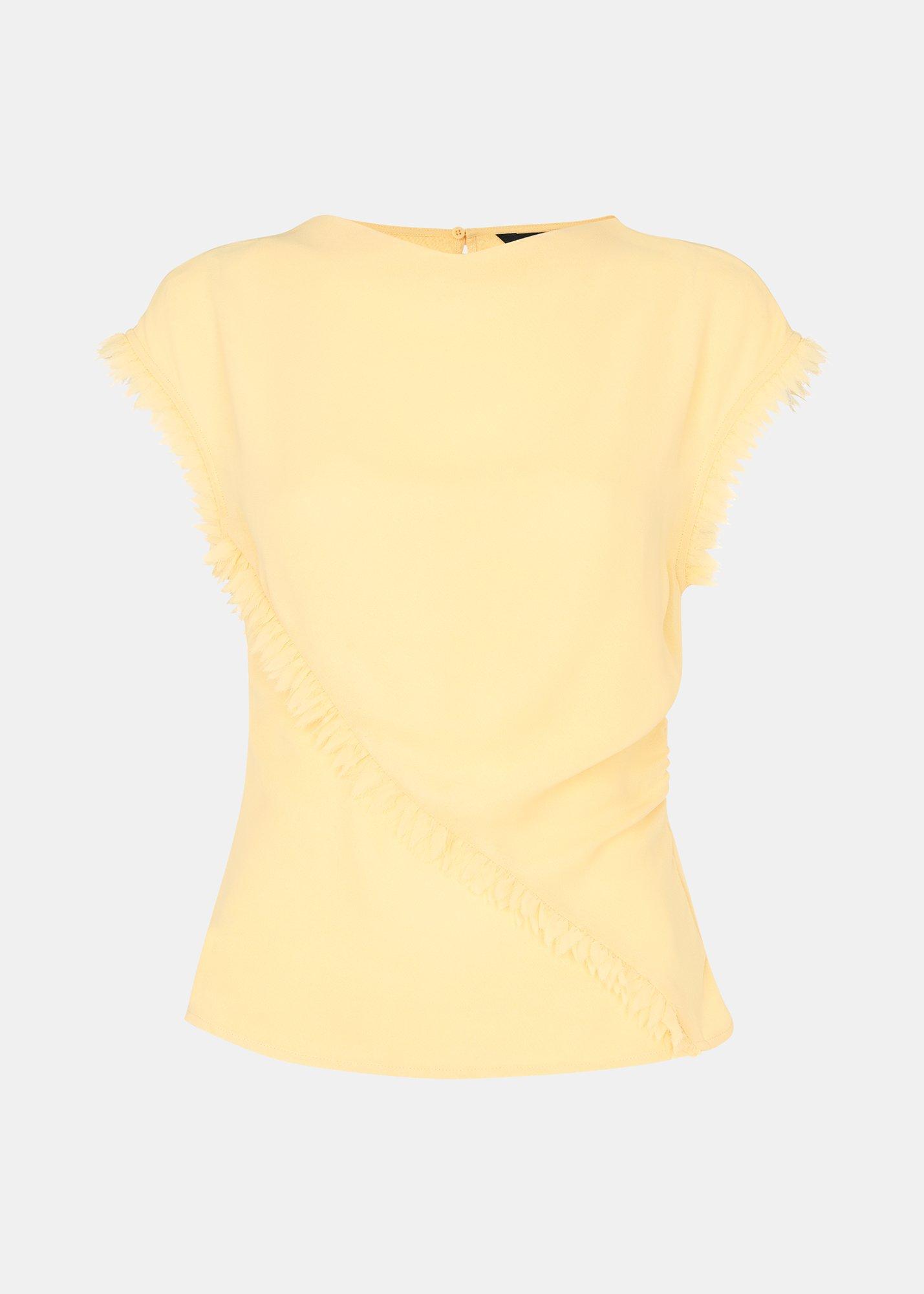 Toril Textured Trim Detail Top