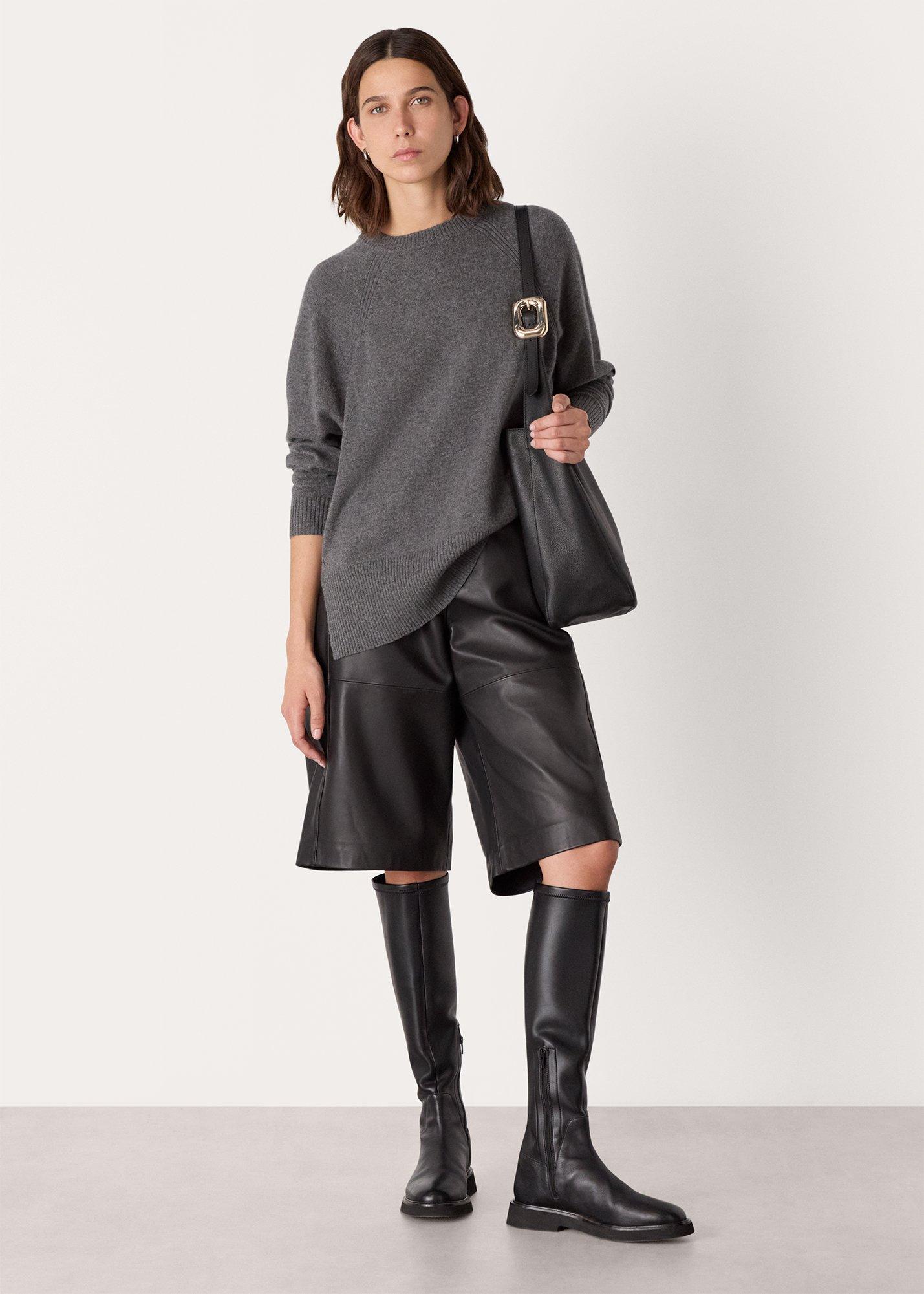 Grey Ultimate Cashmere Crew Neck