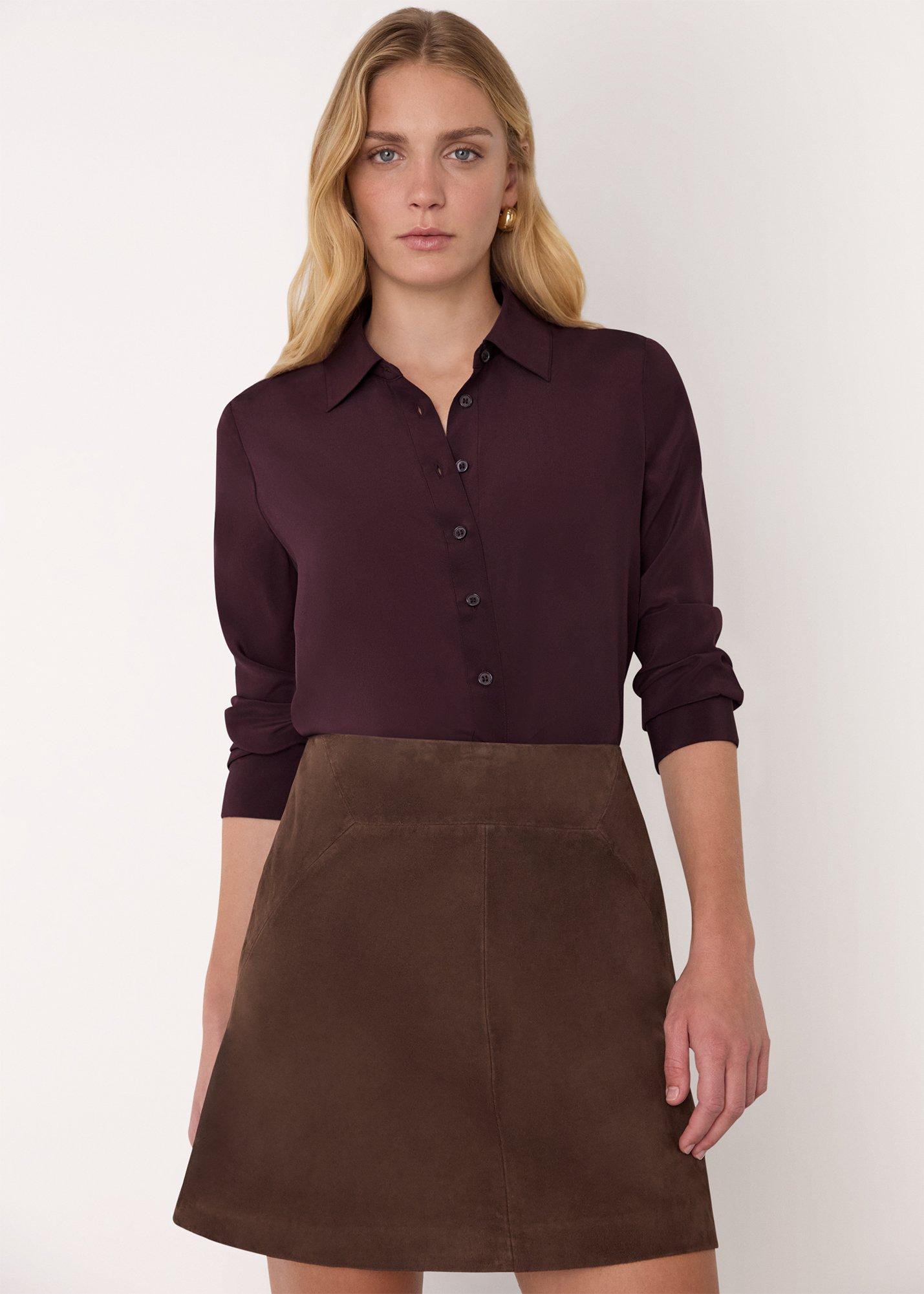 Merlot Ultimate Silk Shirt
