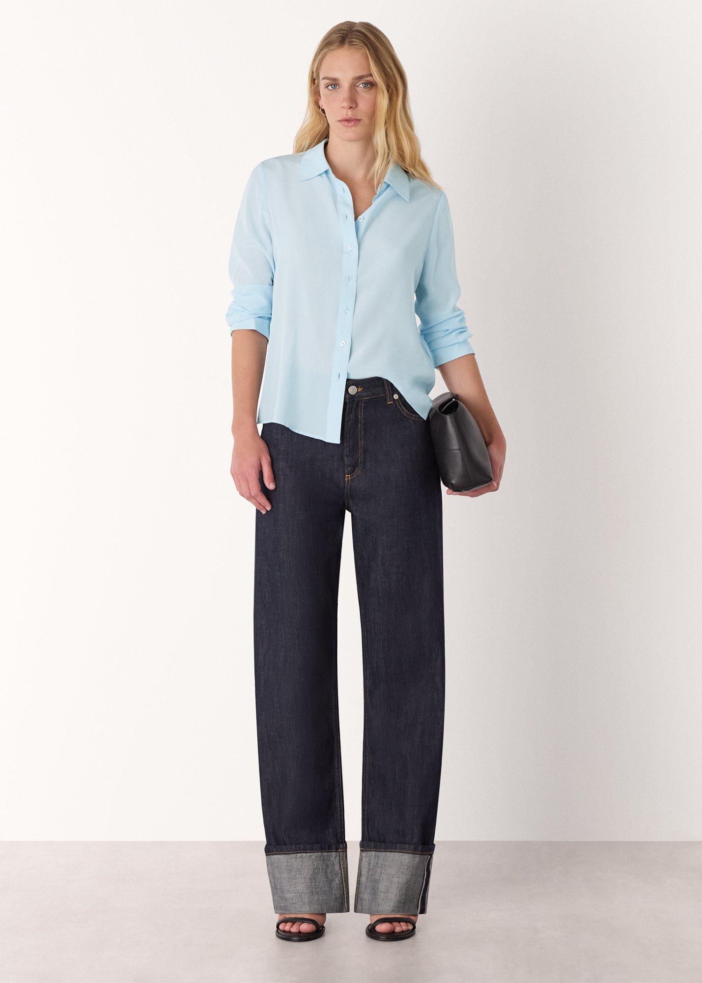 Pale Blue Ultimate Silk Shirt